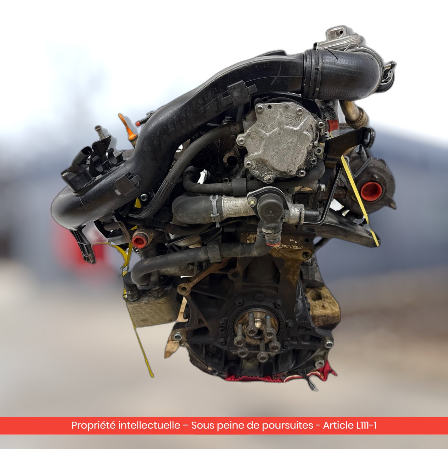 Moteur Audi A4 B6 / Audi A6 C5 / Škoda Superb I AWX — occasion — vue 3