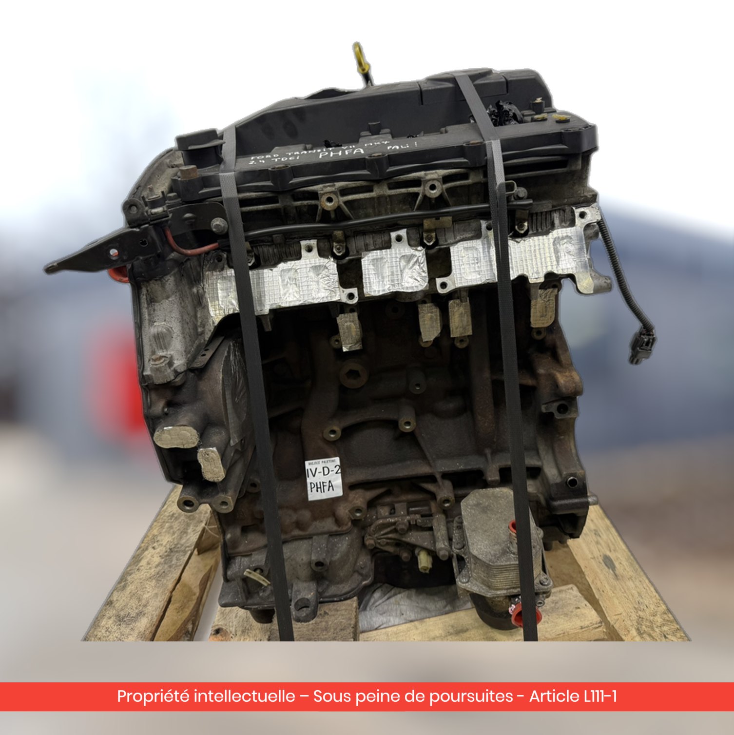 Moteur Ford Transit VII MK7 PHFA — occasion — vue 2