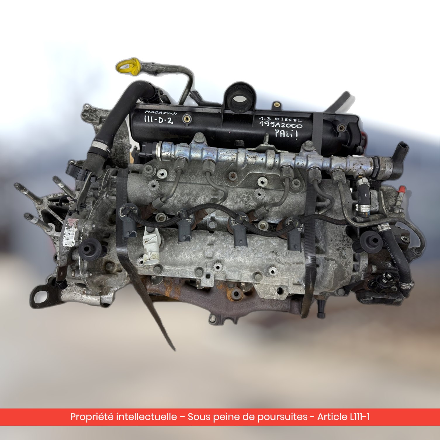 Moteur Fiat Linea / Fiat Fiorino / Fiat Qubo 199A2000 — occasion — vue 2