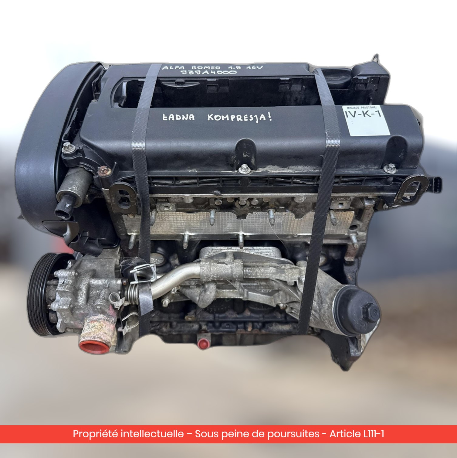 Moteur Alfa Romeo 159 / Fiat Croma II MPI 939A4000 — occasion — vue 2