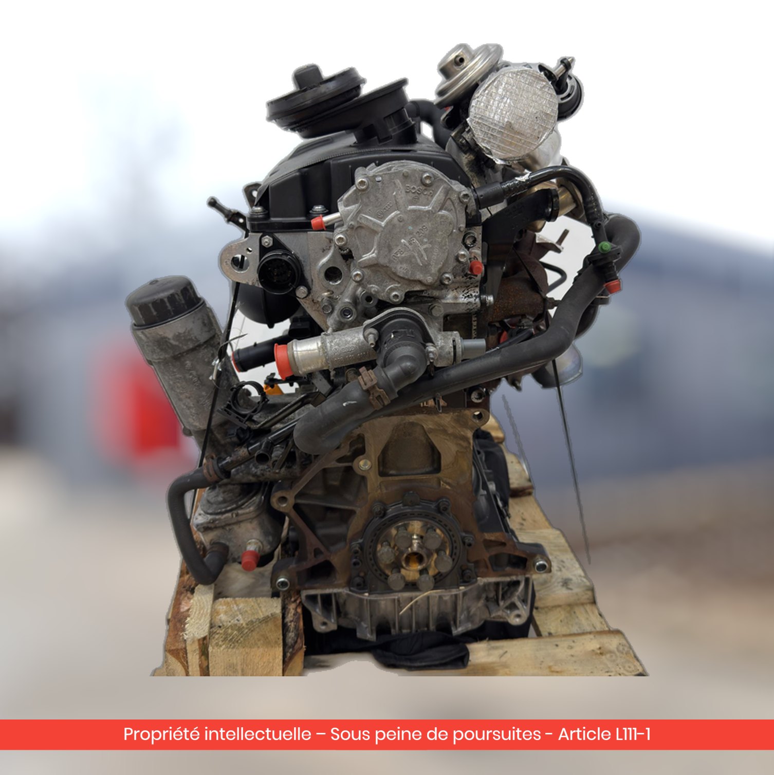 Moteur Volkswagen Sharan / Seat Alhambra / Ford Galaxy II MK2 BVK — occasion — vue 1