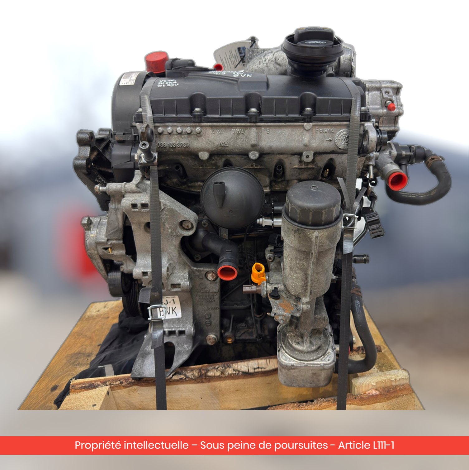 Moteur Volkswagen Sharan / Seat Alhambra / Ford Galaxy II MK2 BVK — occasion — vue 2