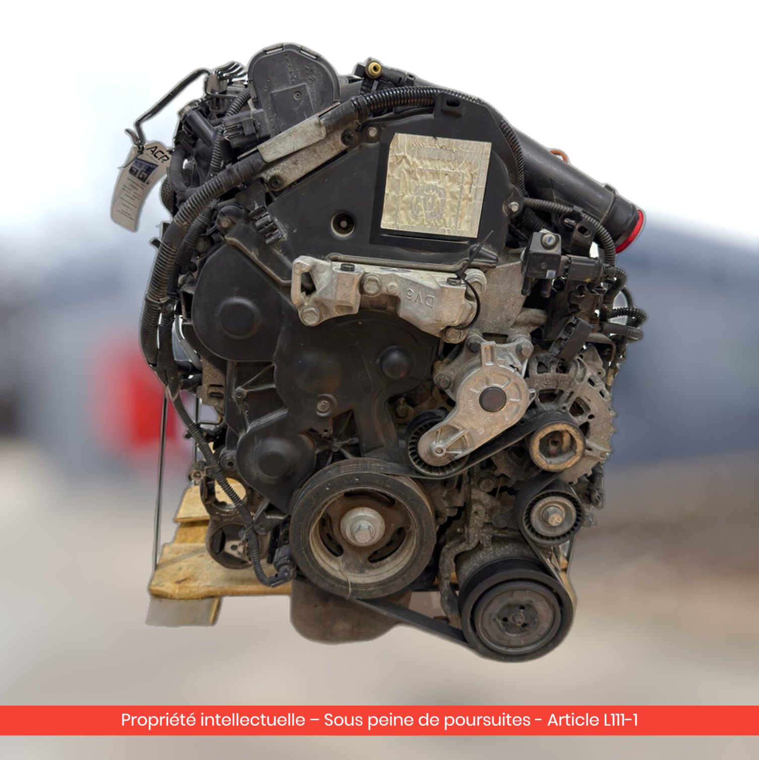 Moteur Peugeot 207 208 308 508 3008 5008 / Citroën C4 II C5 III DS3 DS4 DS5 9HR 9H05 — occasion — vue 4