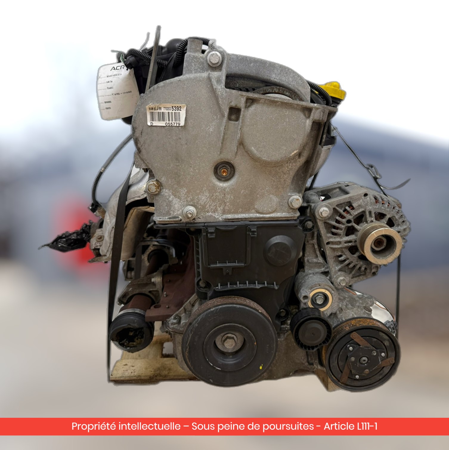 Moteur Renault Megane II K4M766 — occasion — vue 4