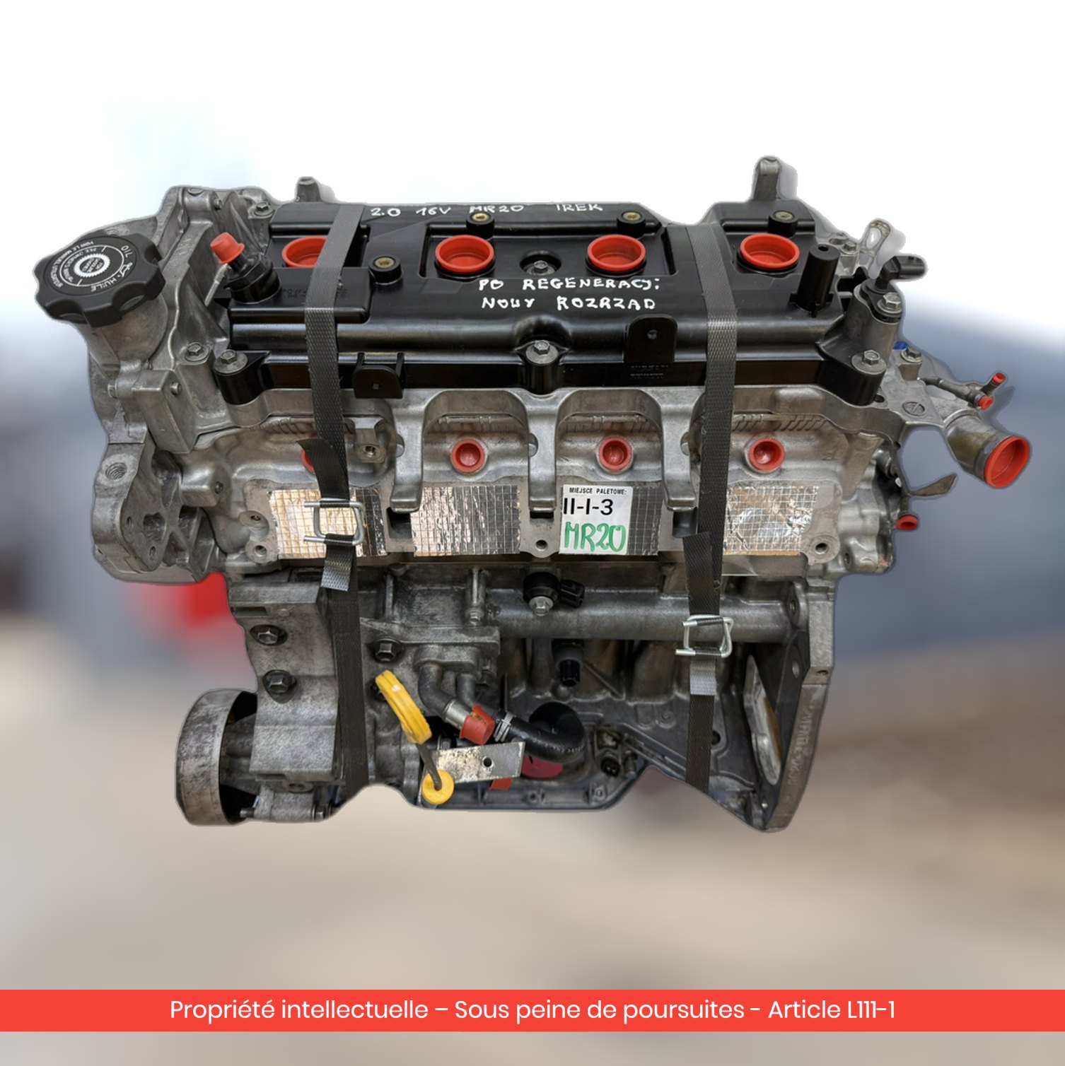 Moteur Nissan X-trail II T31 MR20 MR20DE — occasion — vue 3