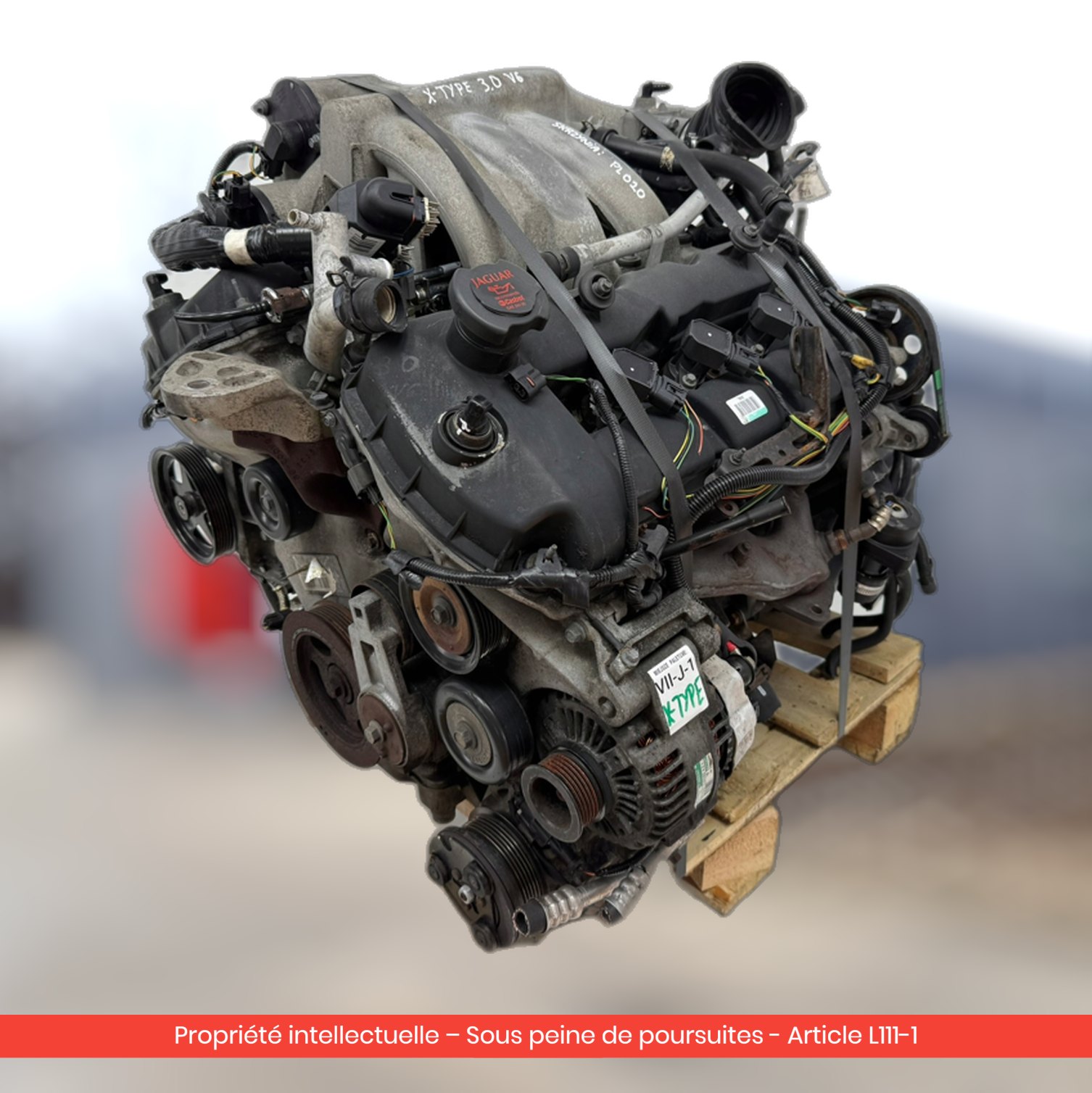 Moteur Jaguar X-type V6 WB AJ — occasion — vue 3