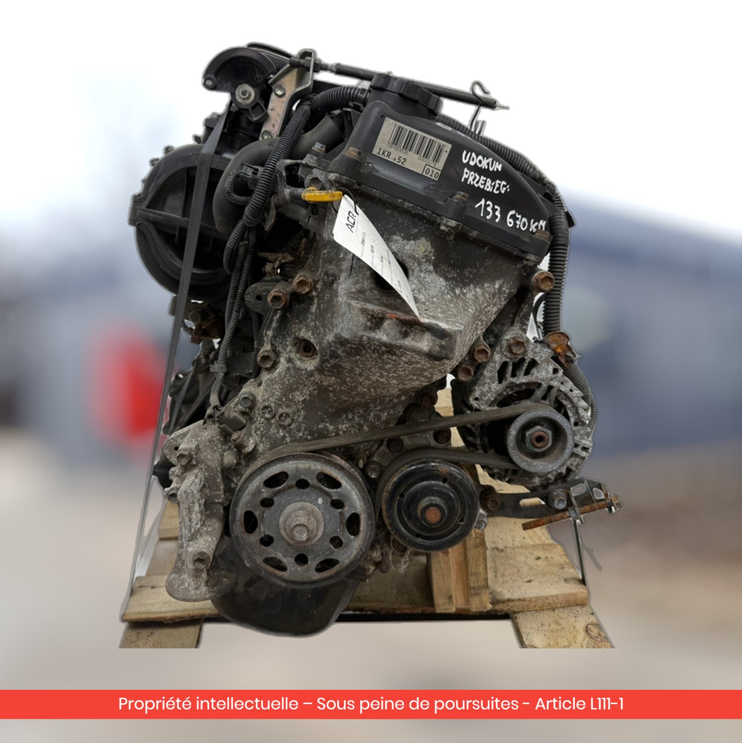 Moteur Peugeot 107 / Citroën C1 / Toyota Aygo 1KR 1KR — occasion — vue 1