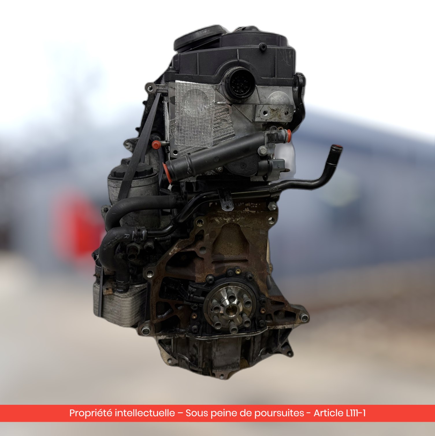 Moteur nu Volkswagen Passat B6 BKP — occasion — vue 4