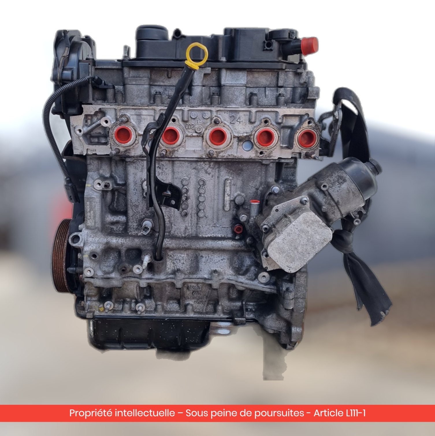 Moteur nu Ford Focus III MK3 T1DB — occasion — vue 2