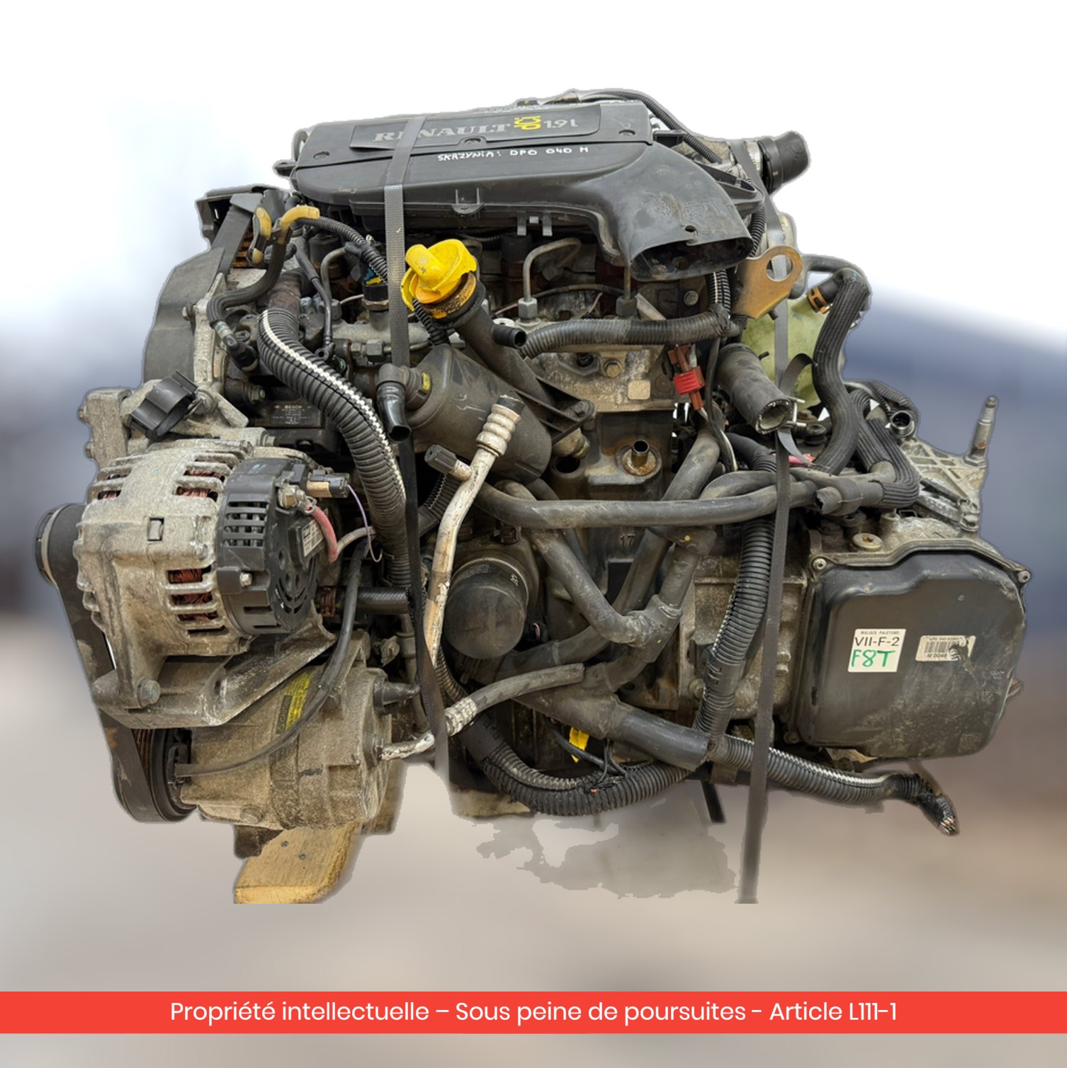 Moteur Renault Megane I F9Q733 — occasion — vue 3