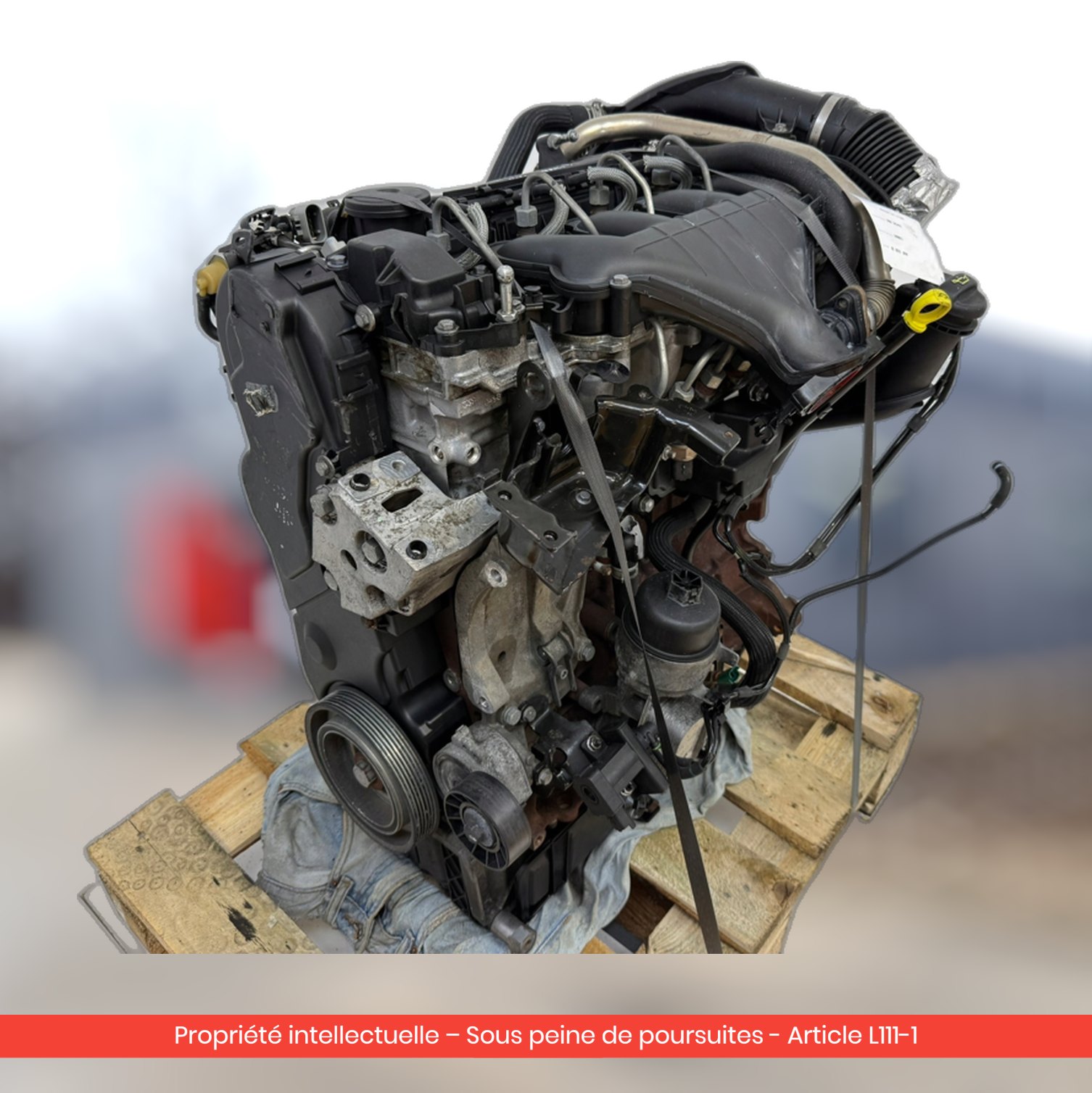Moteur Peugeot 407 / Citroën C4 C5 II C5 III RHR — occasion — vue 2