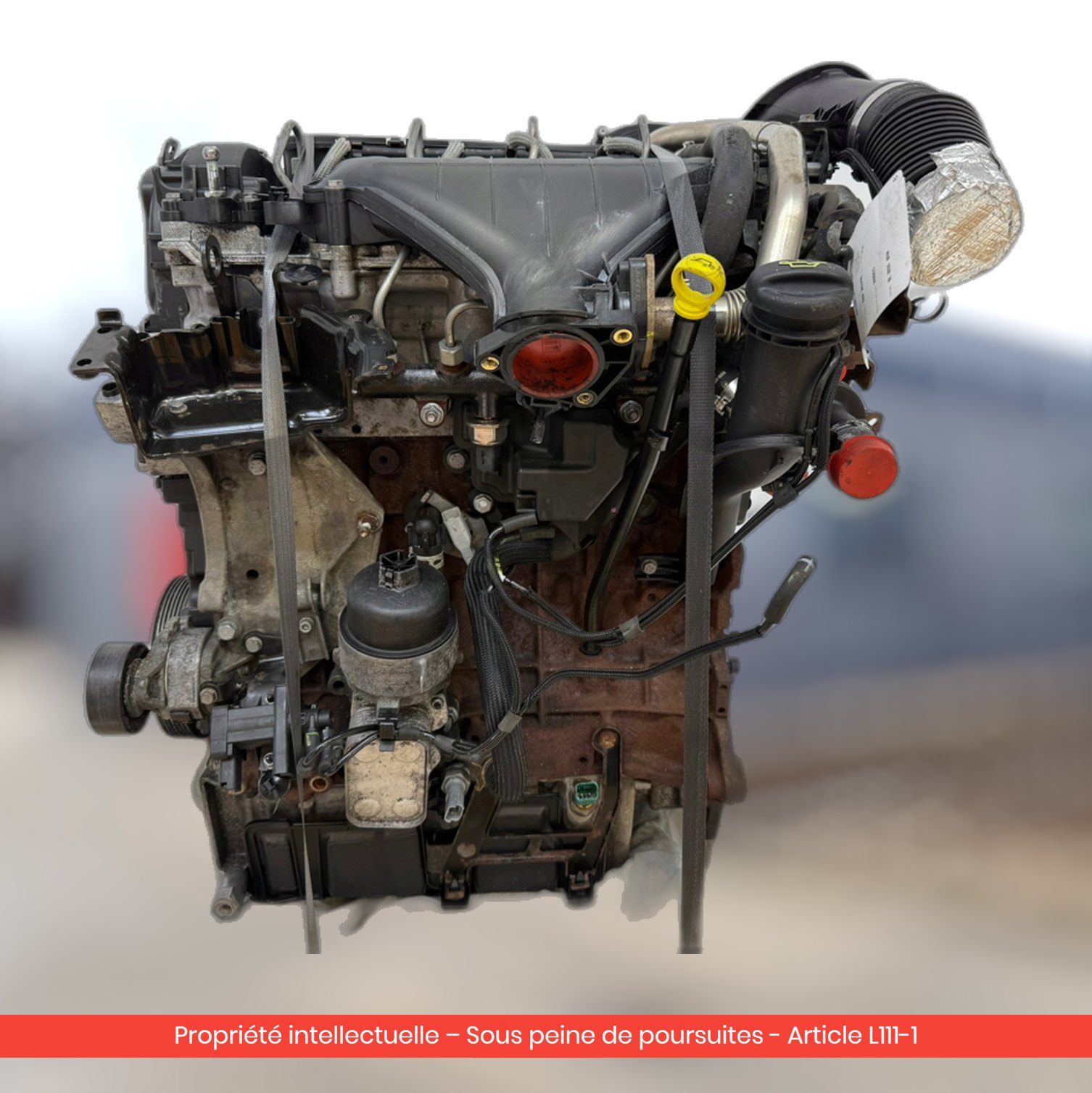 Moteur Peugeot 407 / Citroën C4 C5 II C5 III RHR — occasion — vue 3