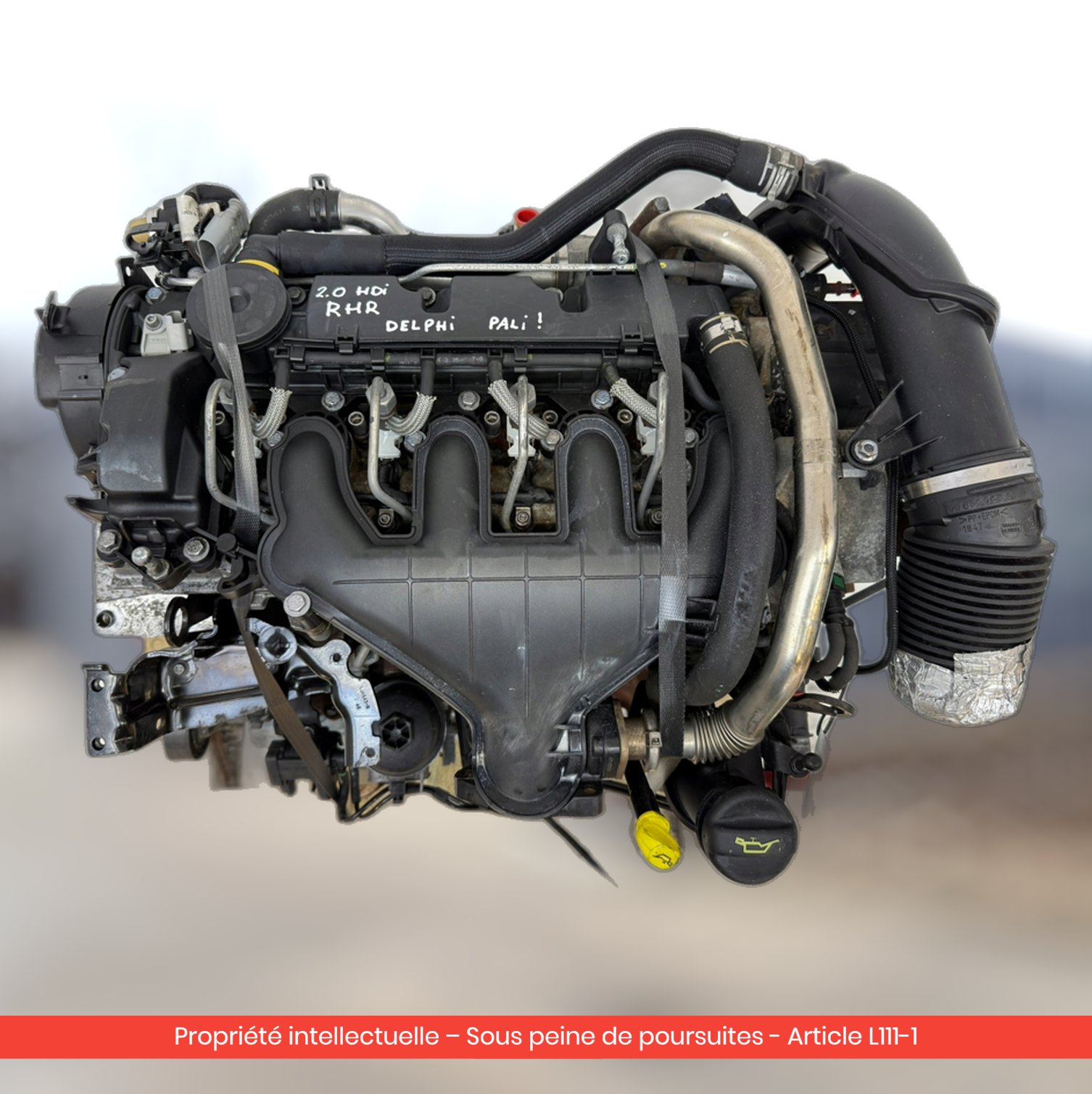 Moteur Peugeot 407 / Citroën C4 C5 II C5 III RHR — occasion — vue 4