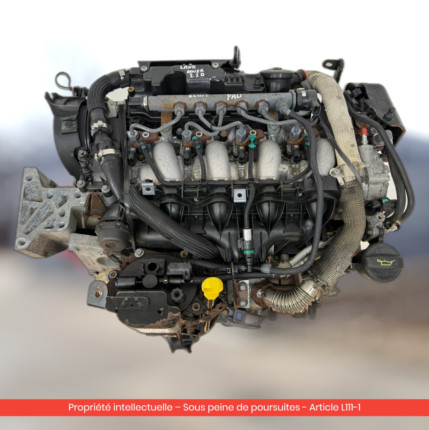 Moteur Land Rover 224DT — occasion — vue 2