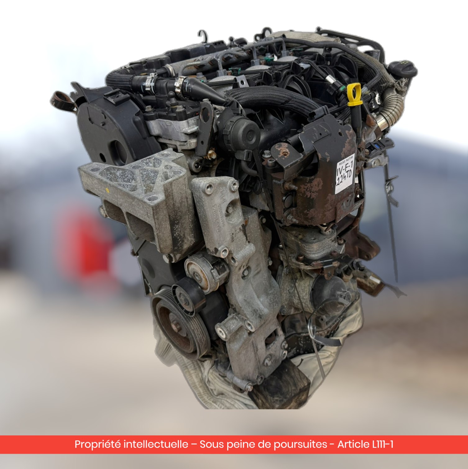Moteur Land Rover 224DT — occasion — vue 3