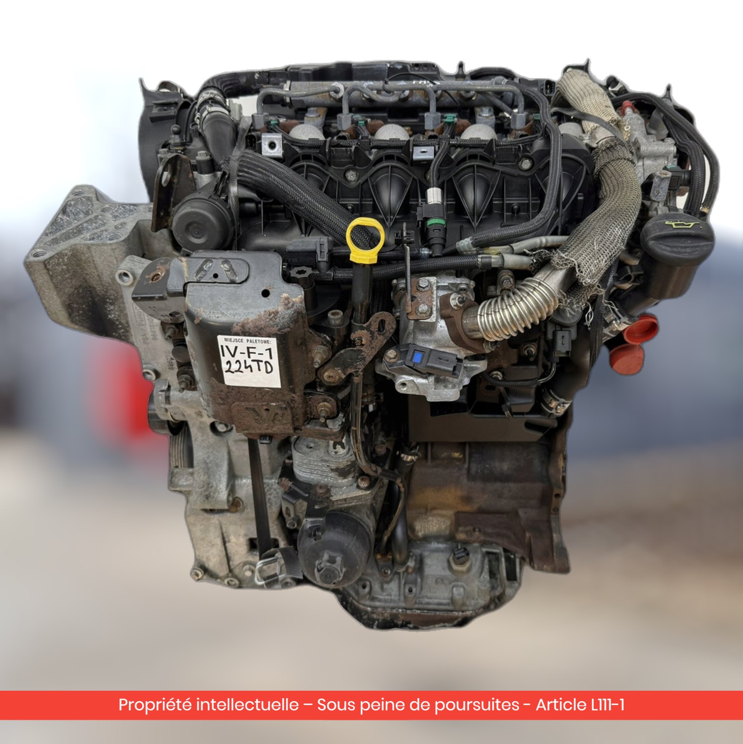 Moteur Land Rover 224DT — occasion — vue 4
