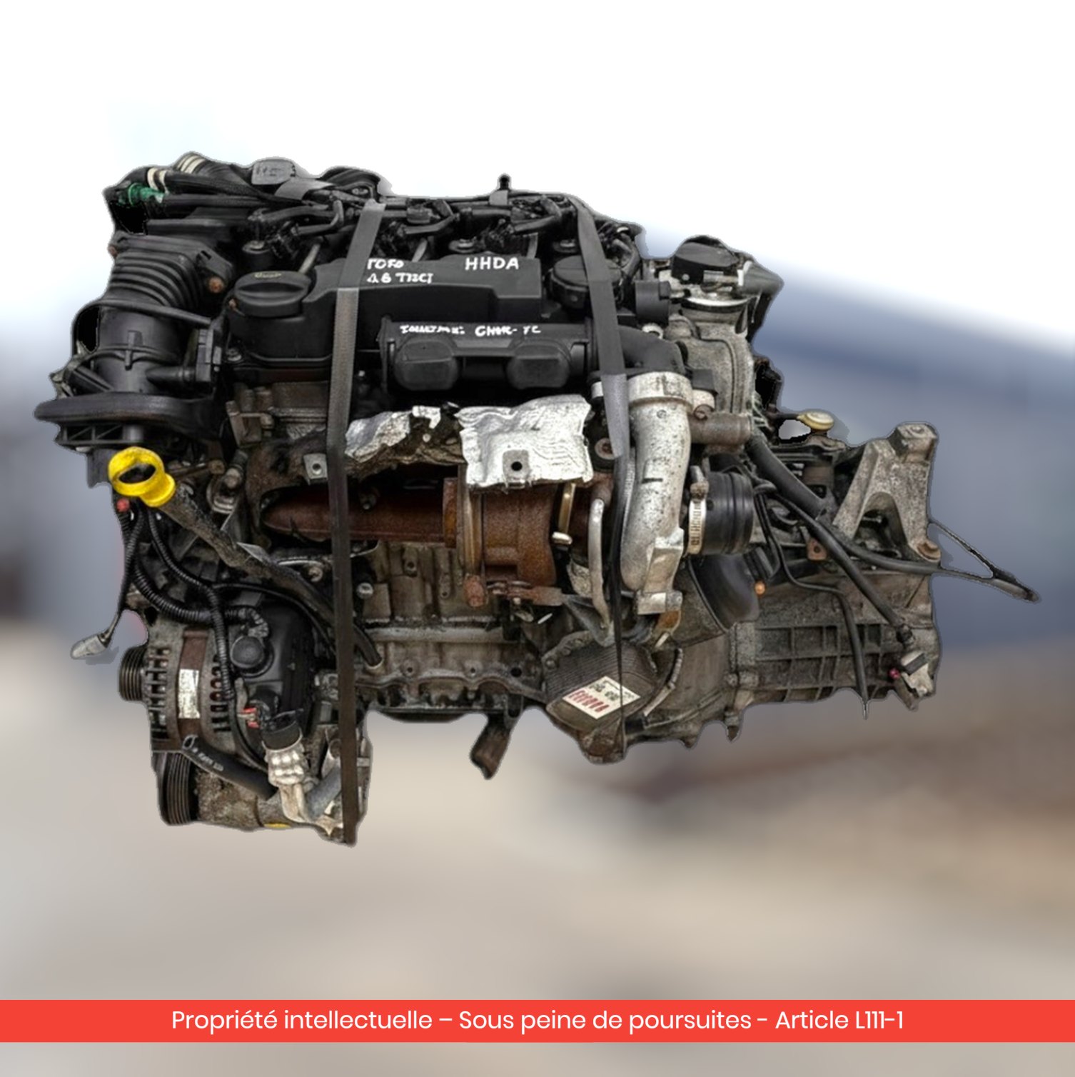 Moteur Ford Focus II MK2 HHDA — occasion — vue 3