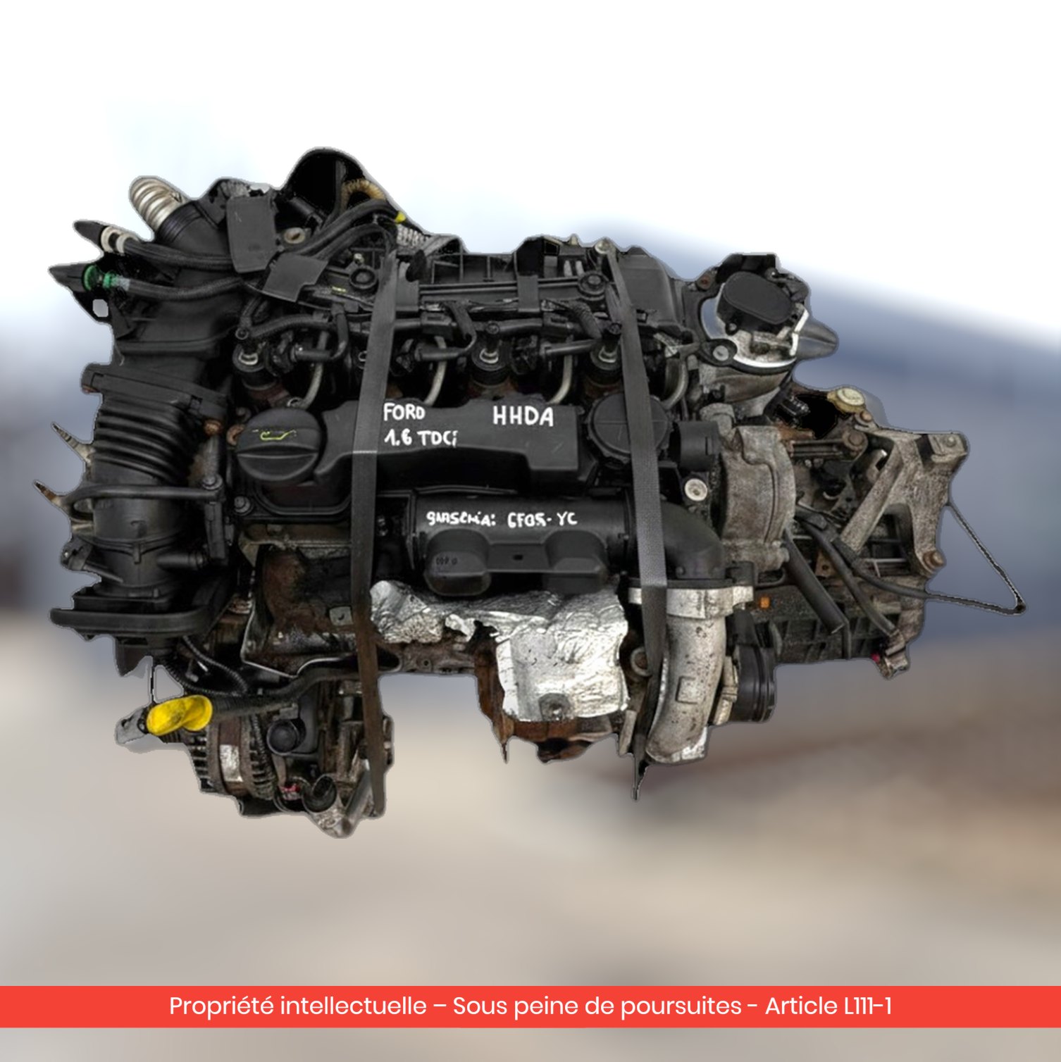 Moteur Ford Focus II MK2 HHDA — occasion — vue 4