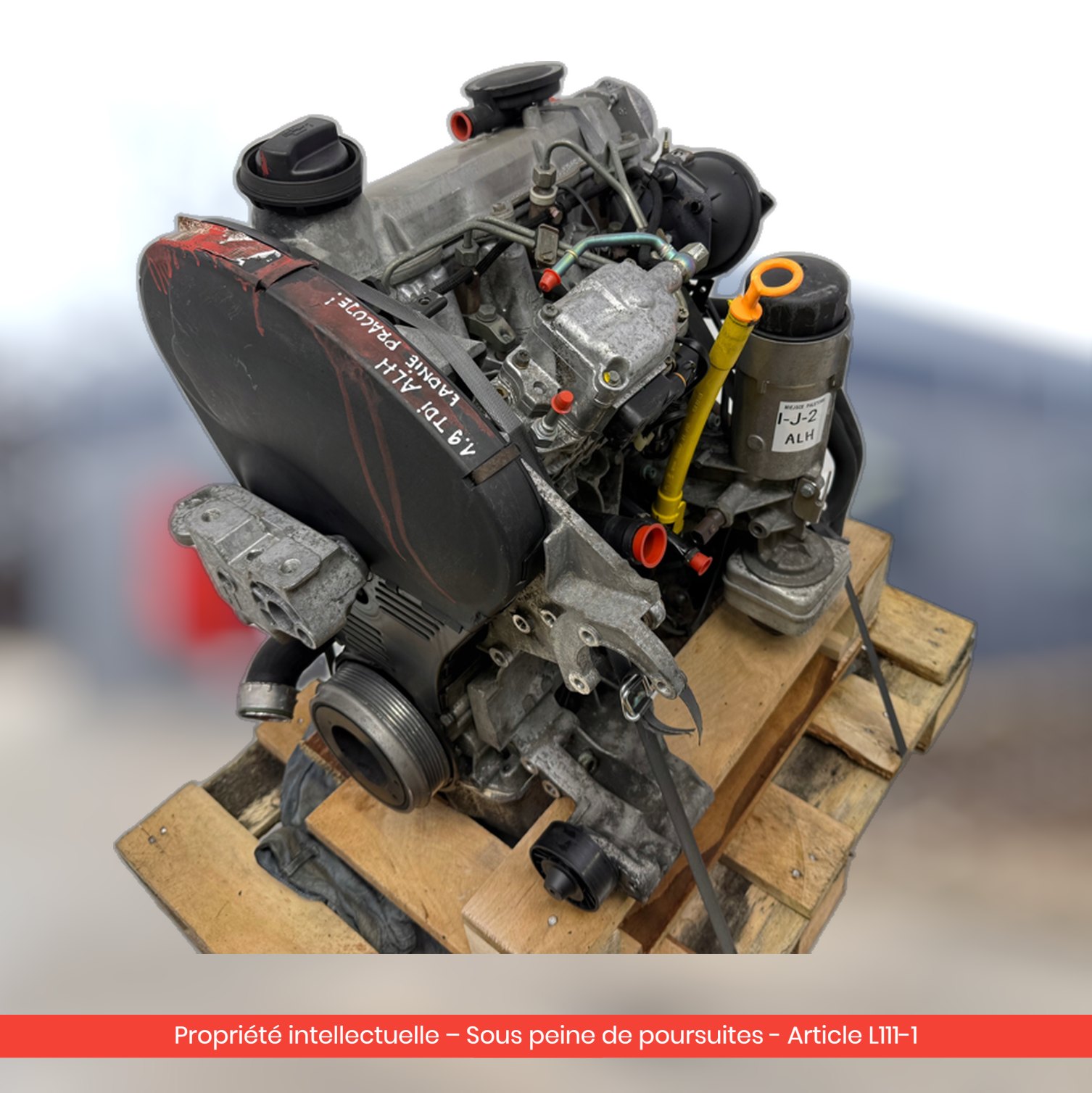 Moteur Volkswagen Golf IV / Seat Leon I / Audi A3 ALH — occasion — vue 2