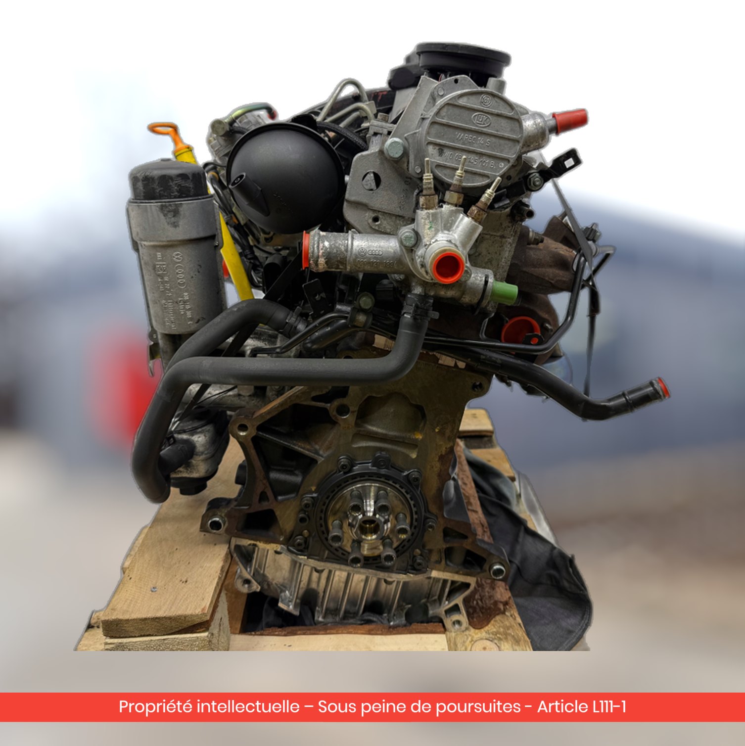 Moteur Volkswagen Golf IV / Seat Leon I / Audi A3 ALH — occasion — vue 3