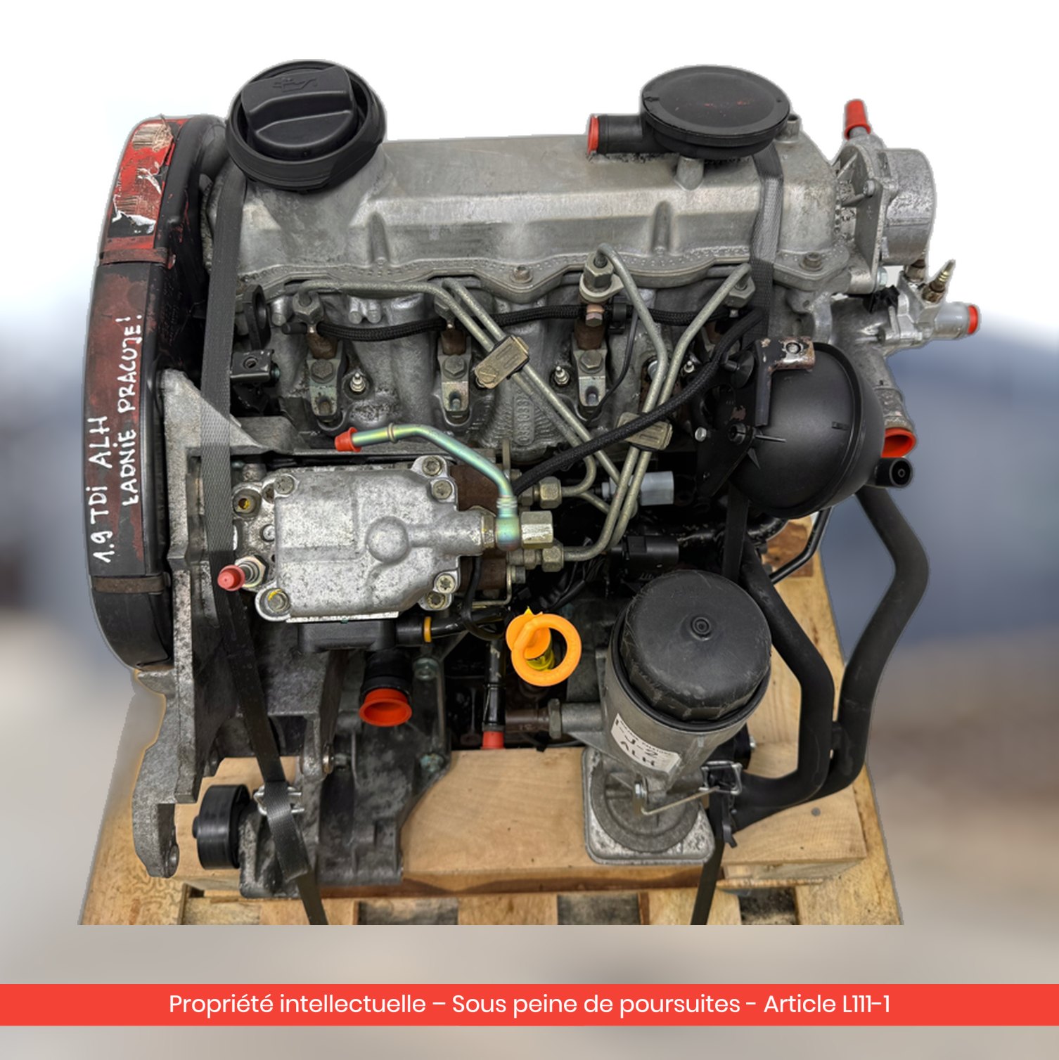 Moteur Volkswagen Golf IV / Seat Leon I / Audi A3 ALH — occasion — vue 4