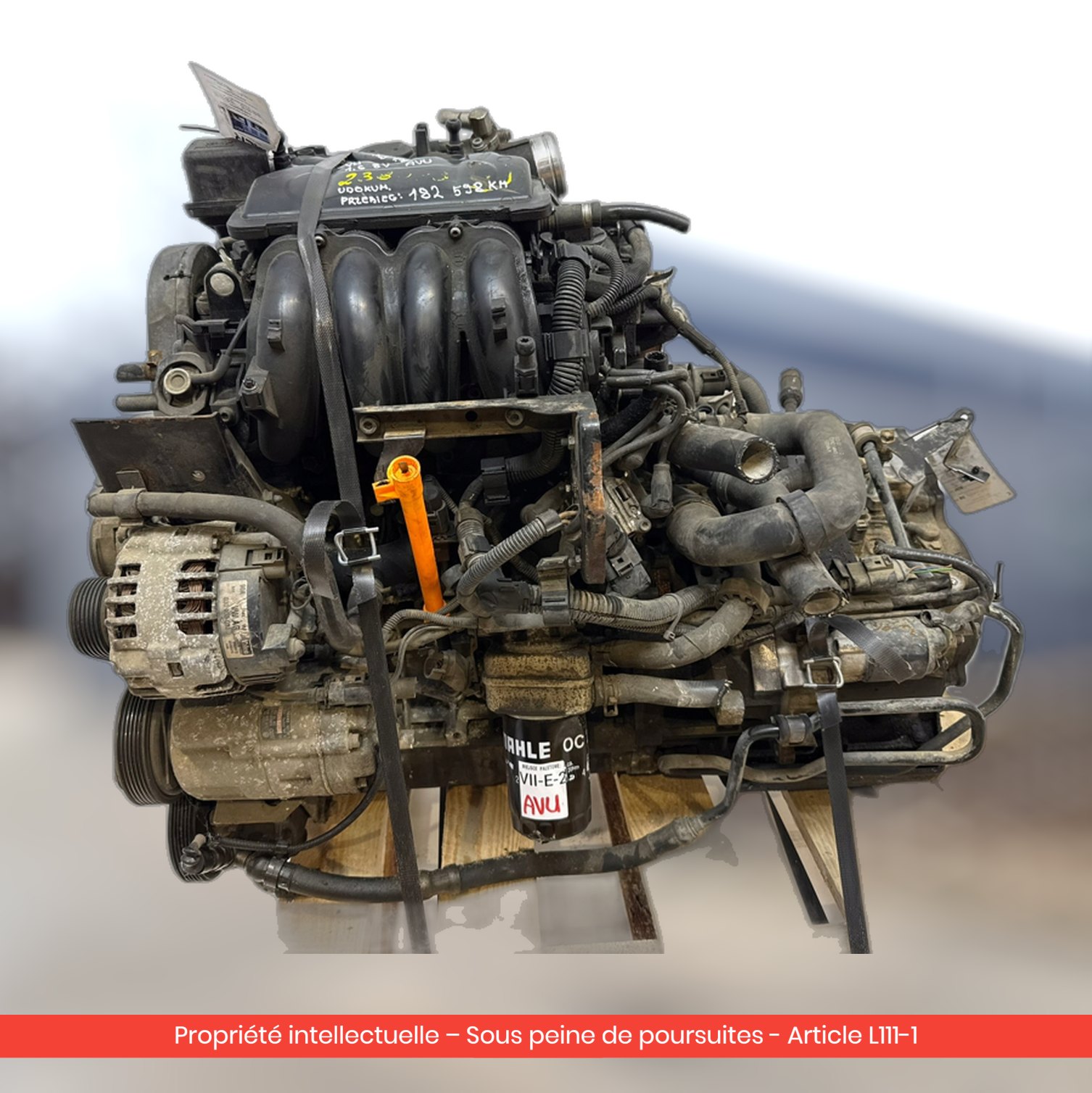 Moteur Volkswagen Golf IV / Audi A3 / Škoda Octavia I AVU — occasion — vue 2