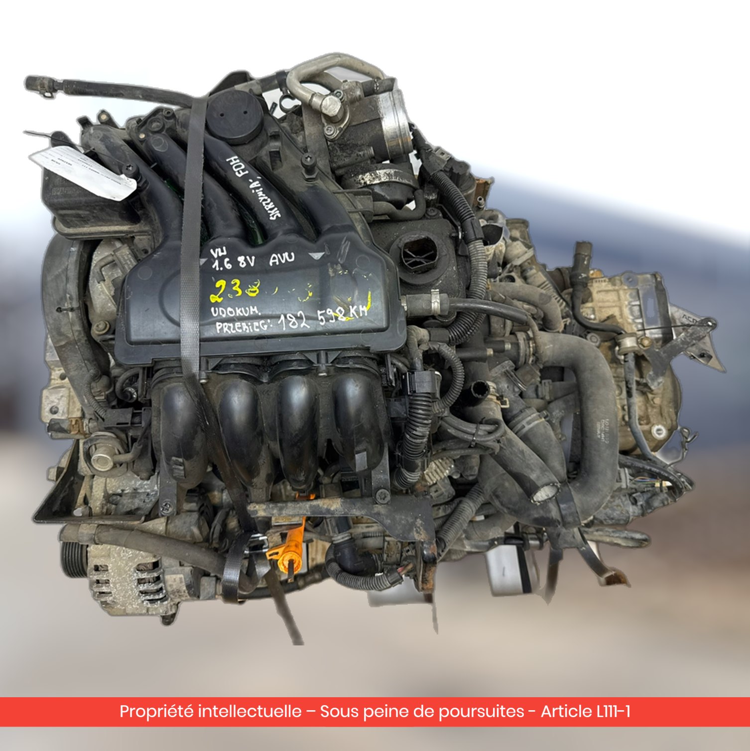 Moteur Volkswagen Golf IV / Audi A3 / Škoda Octavia I AVU — occasion — vue 4