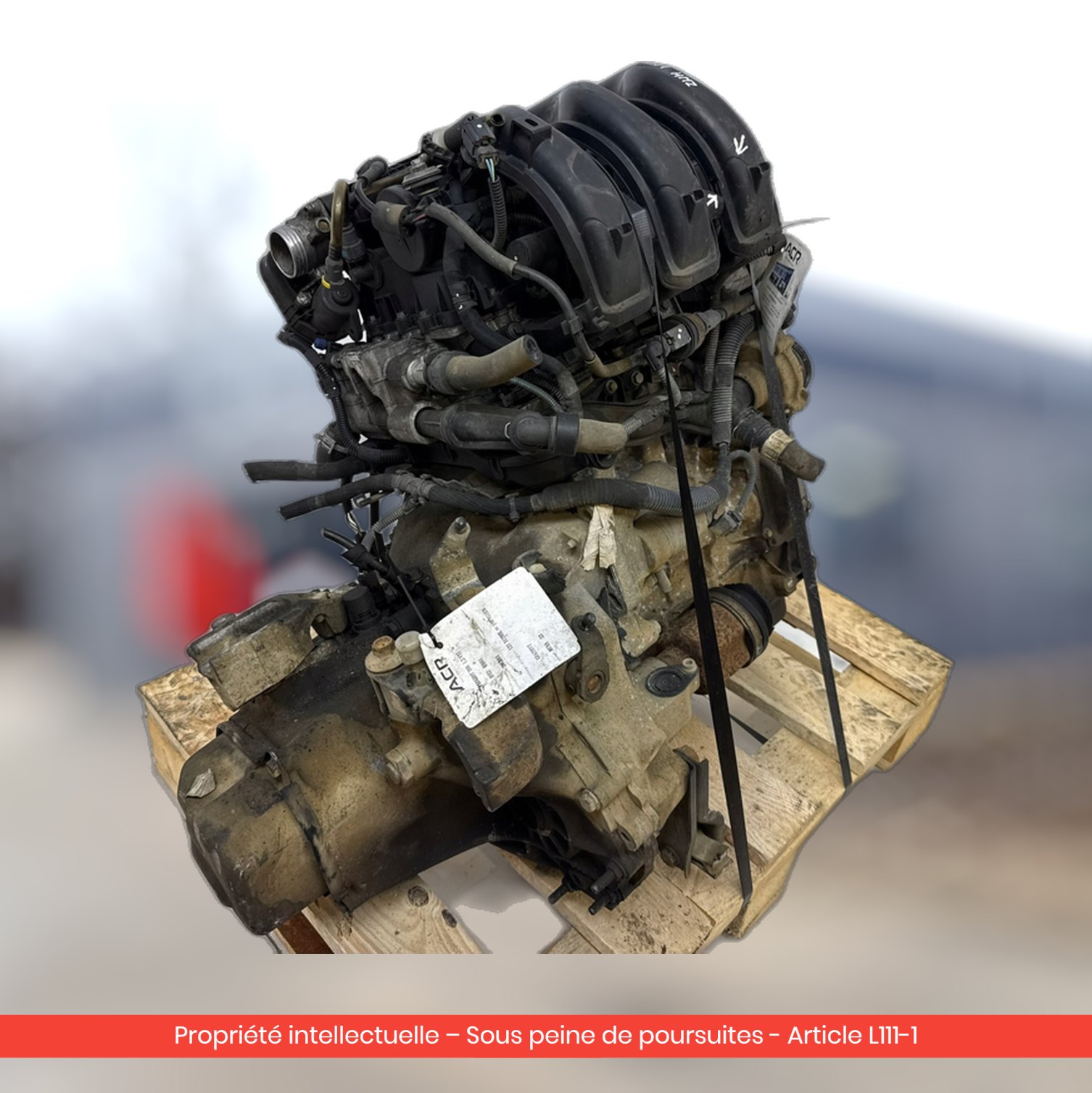 Moteur Citroën C1 II C3 III C4 II DS3 / Peugeot 108 208 2008 301 308 II HMZ HM01 — occasion — vue 3