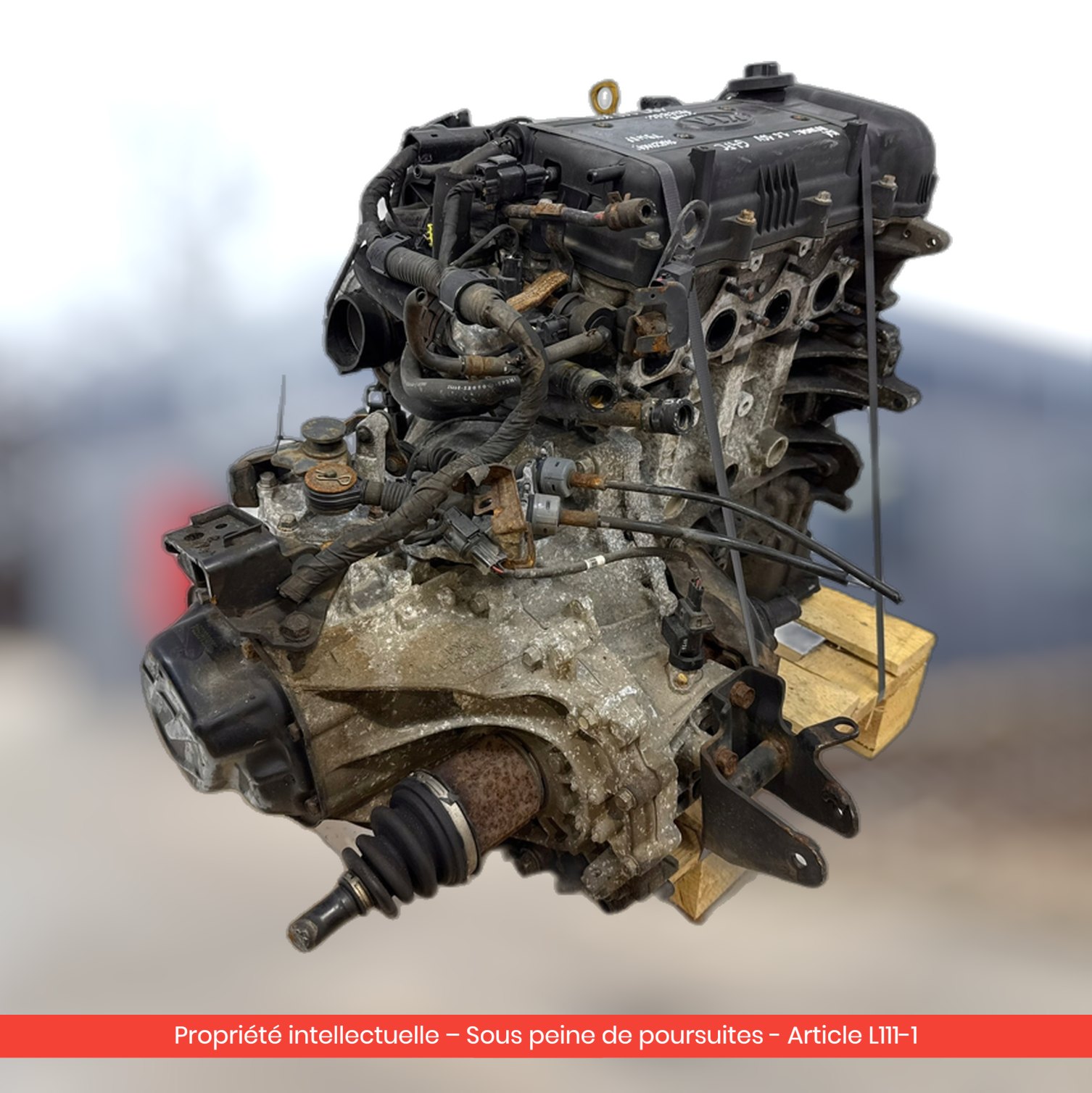 Moteur Kia Cee'd RIO III / Hyundai Accent IV G4FC — occasion — vue 1