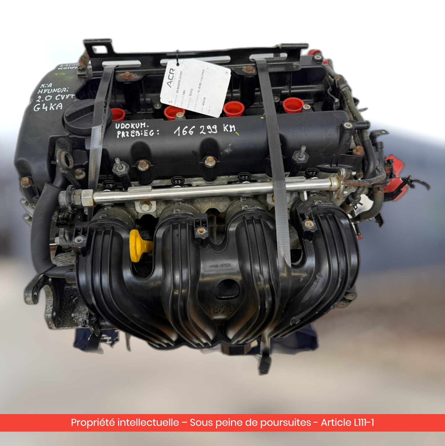 Moteur Kia Magentis G4KA — occasion — vue 3