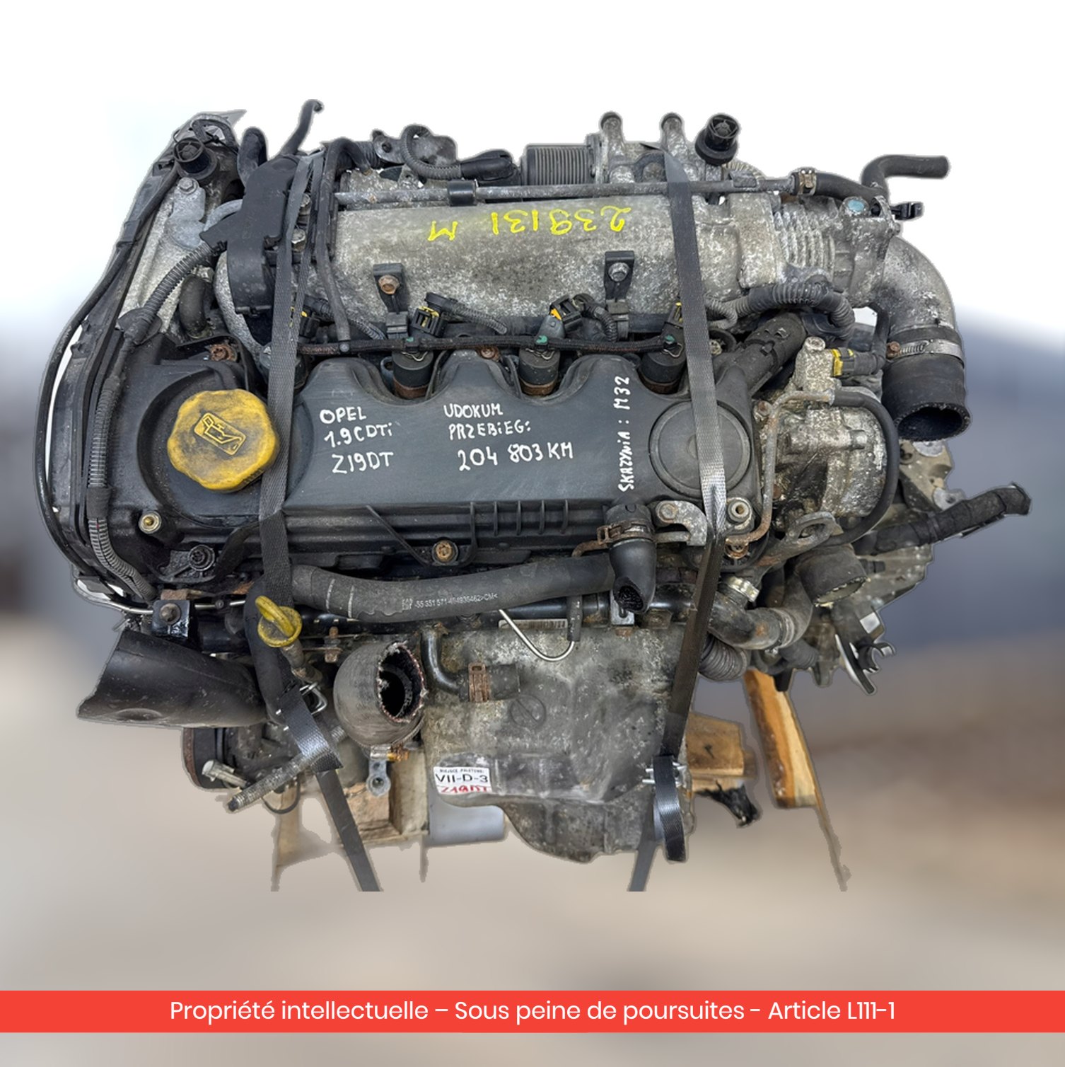 Moteur Opel Signum / Saab 9-3 II Z19DT — occasion — vue 4