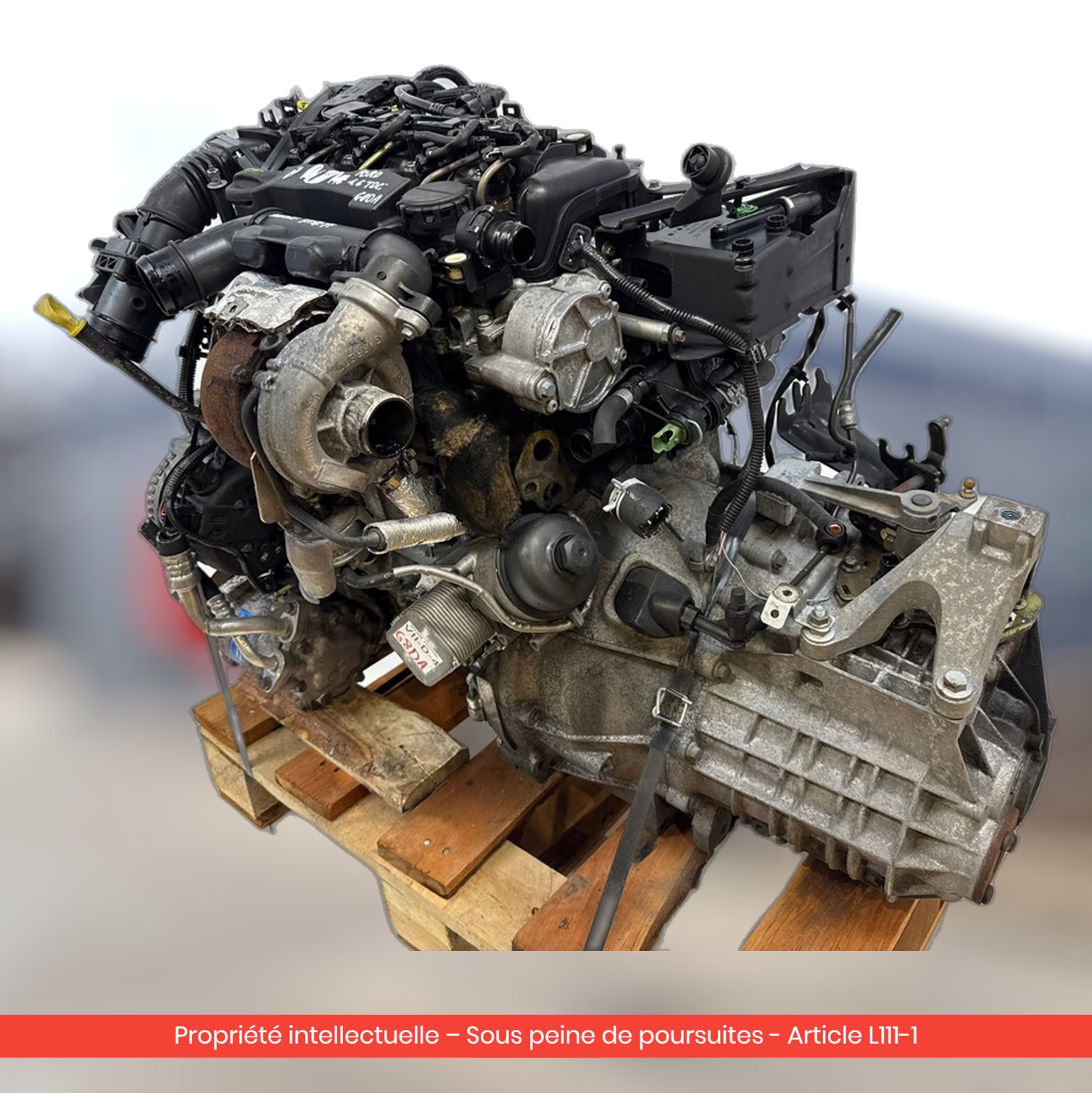 Moteur Ford Focus II MK2 G8DA — occasion — vue 2
