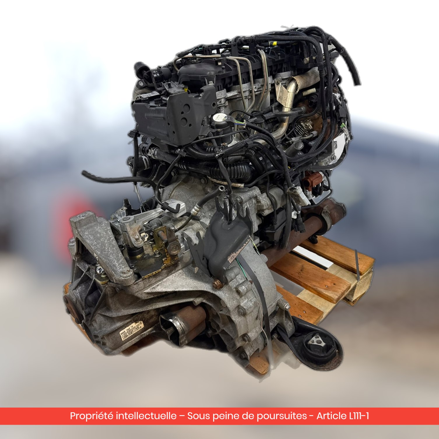 Moteur Ford Focus II MK2 G8DA — occasion — vue 3