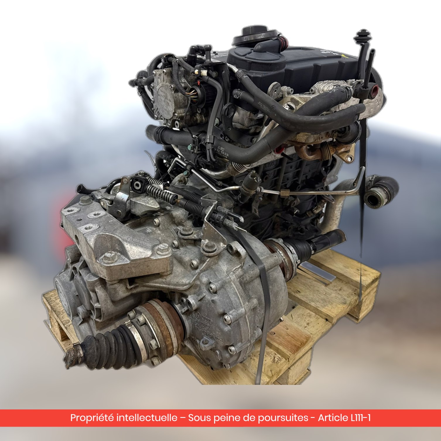 Moteur Volkswagen Golf V / Škoda Octavia II / Seat Altea BKD — occasion — vue 2