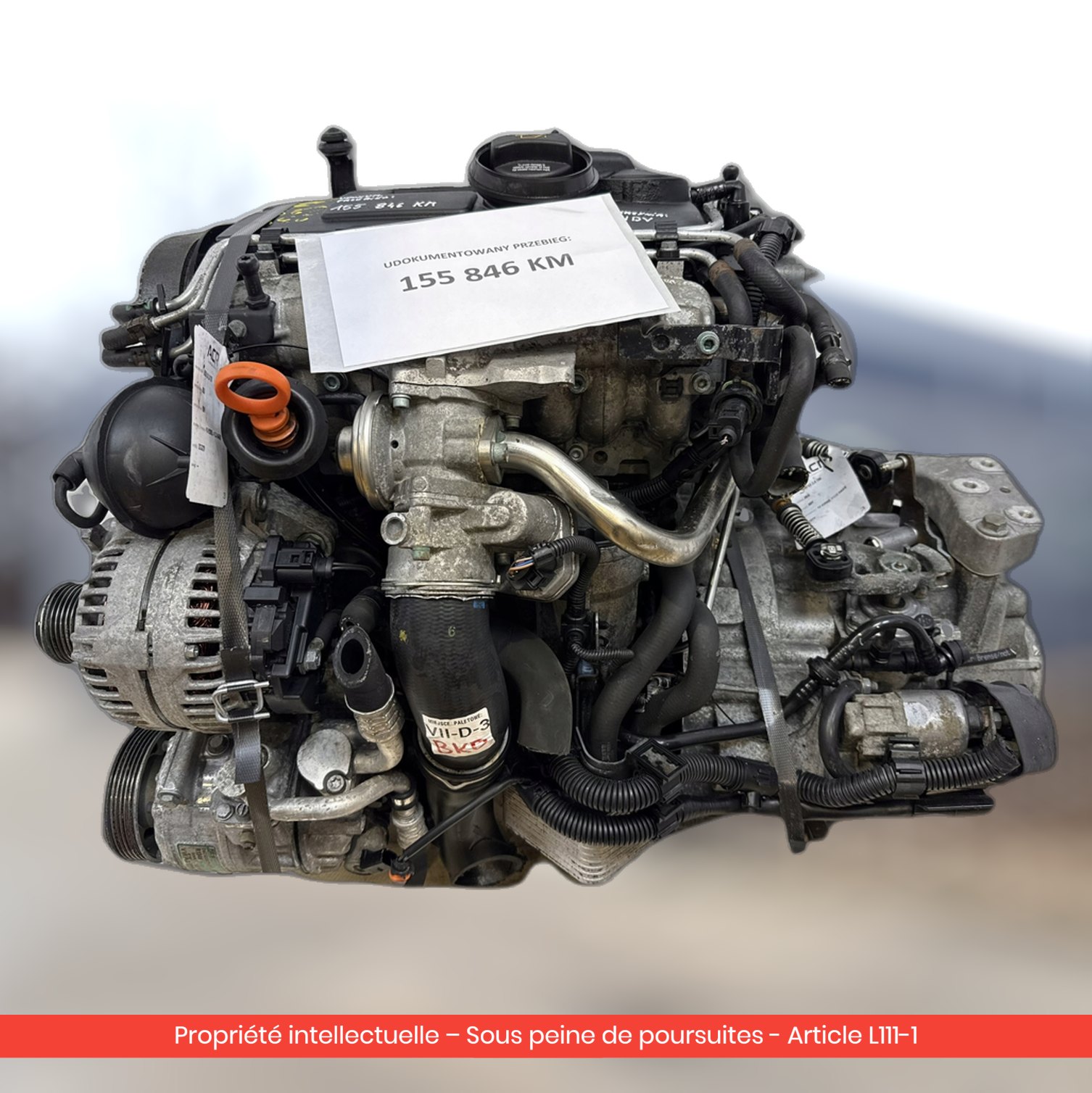 Moteur Volkswagen Golf V / Škoda Octavia II / Seat Altea BKD — occasion — vue 4