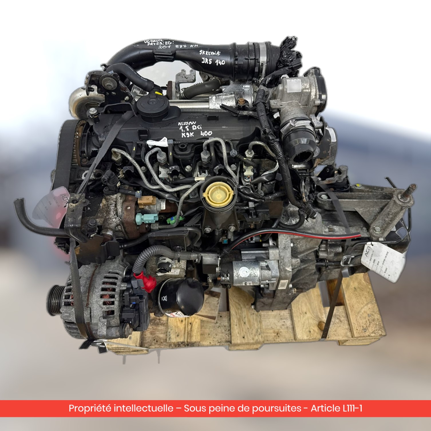 Moteur Nissan Nv200 K9K400 — occasion — vue 2