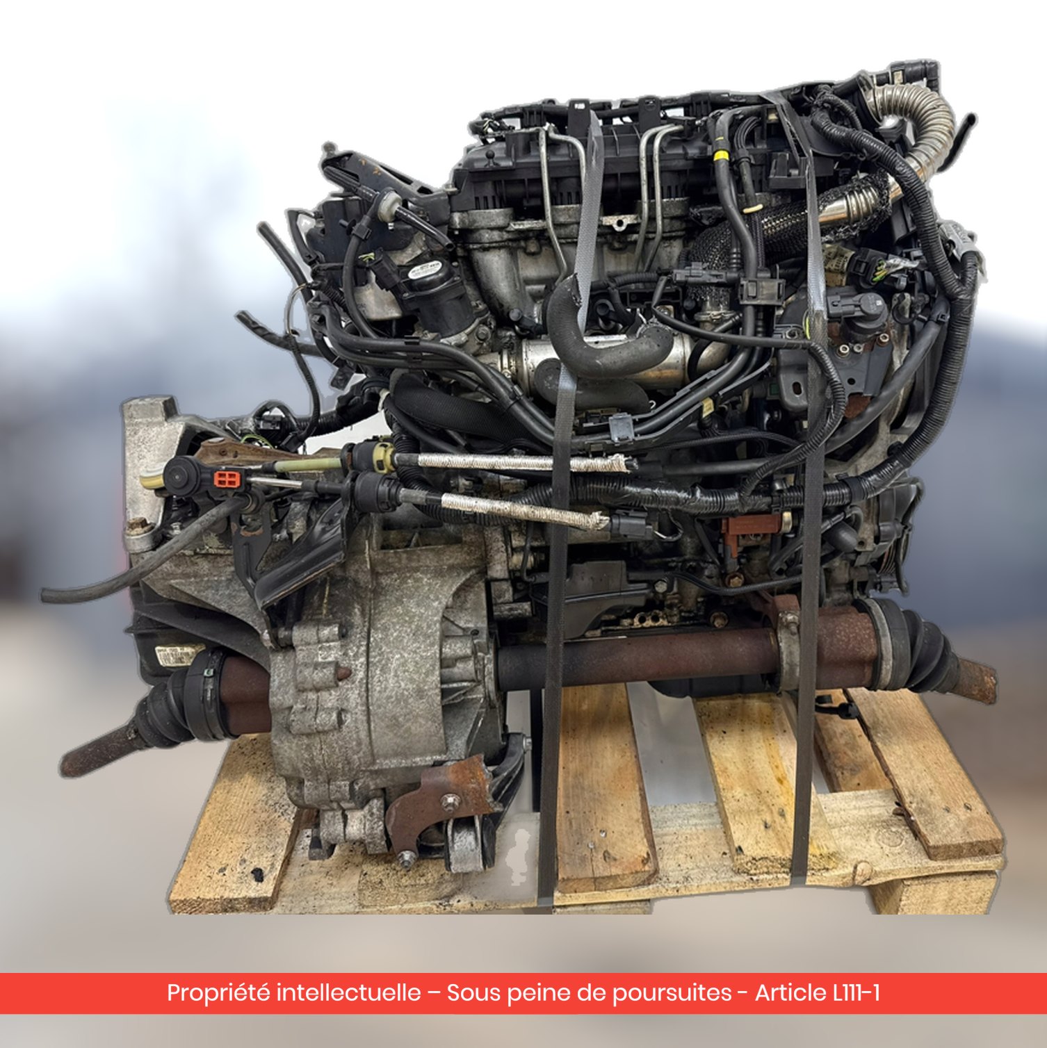 Moteur Ford Focus II MK2 G8DD — occasion — vue 2