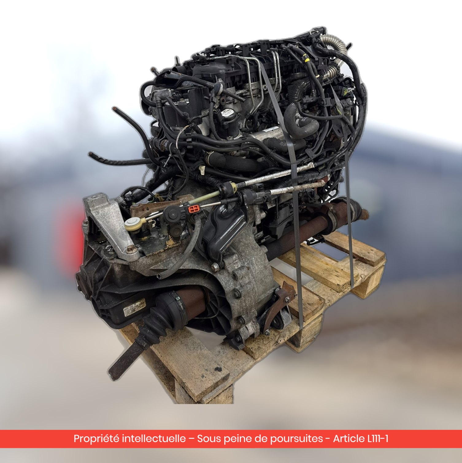 Moteur Ford Focus II MK2 G8DD — occasion — vue 3