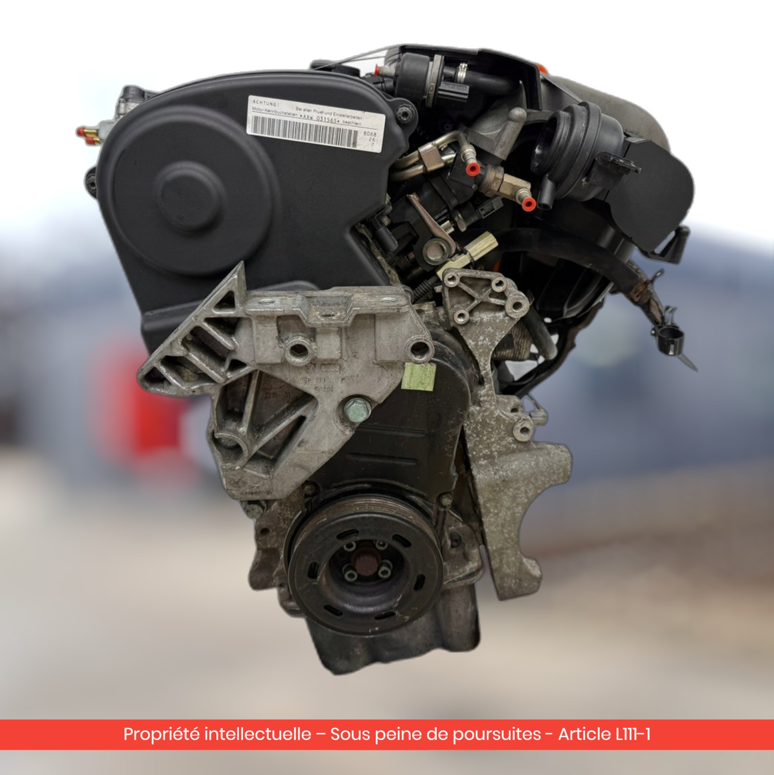 Moteur Volkswagen Golf V / Audi A3 II 8P AXW — occasion — vue 4