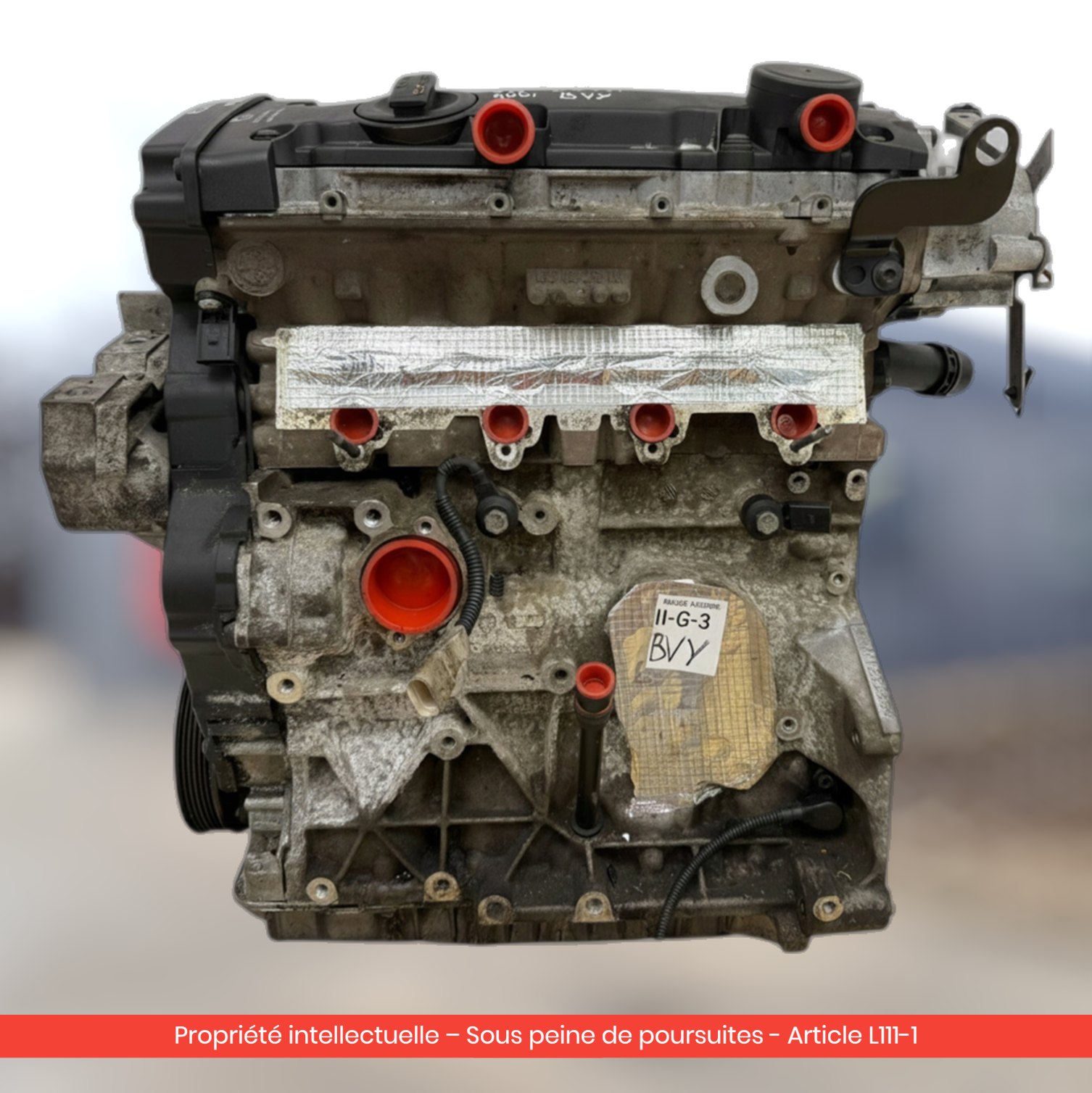 Moteur Volkswagen Golf V EOS / Škoda Octavia II / Seat Altea BVY — occasion — vue 3