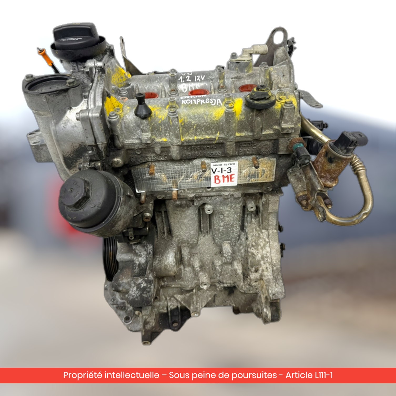 Moteur Volkswagen Polo IV / Škoda Fabia I / Seat Ibiza III BME — occasion — vue 2