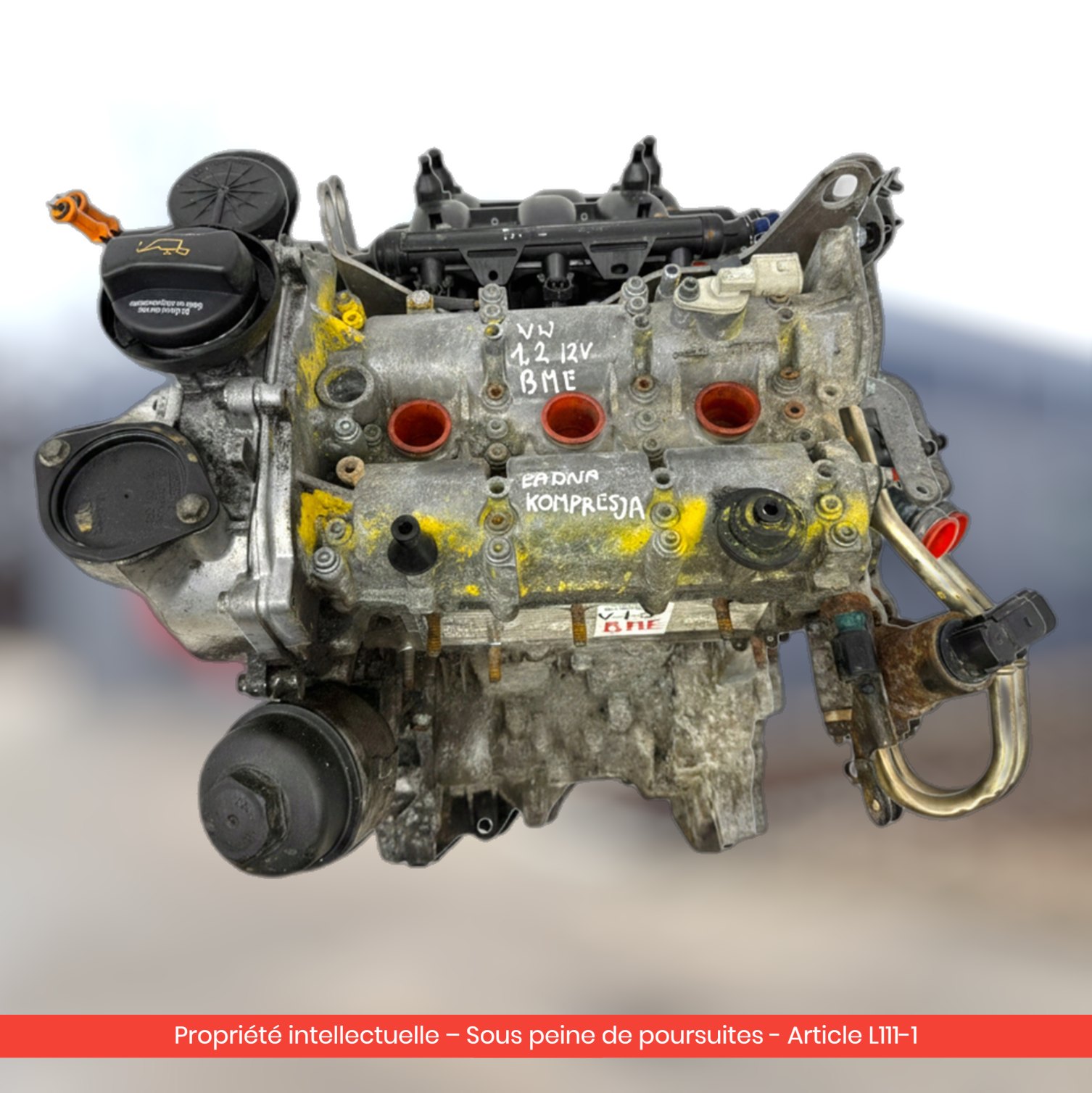 Moteur Volkswagen Polo IV / Škoda Fabia I / Seat Ibiza III BME — occasion — vue 3