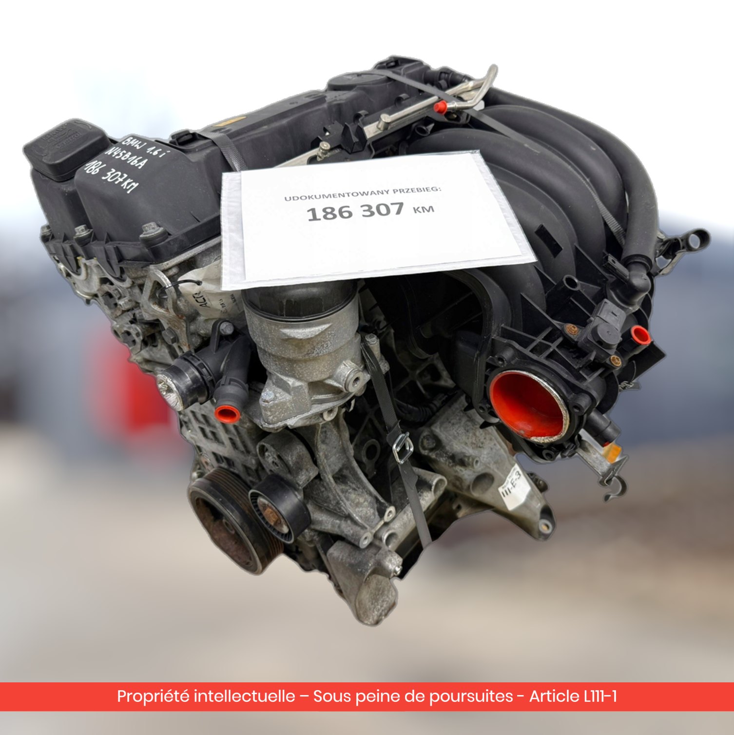 Moteur BMW E81 E87 E46 E90 E91 N45B16A N45B16 — occasion — vue 4