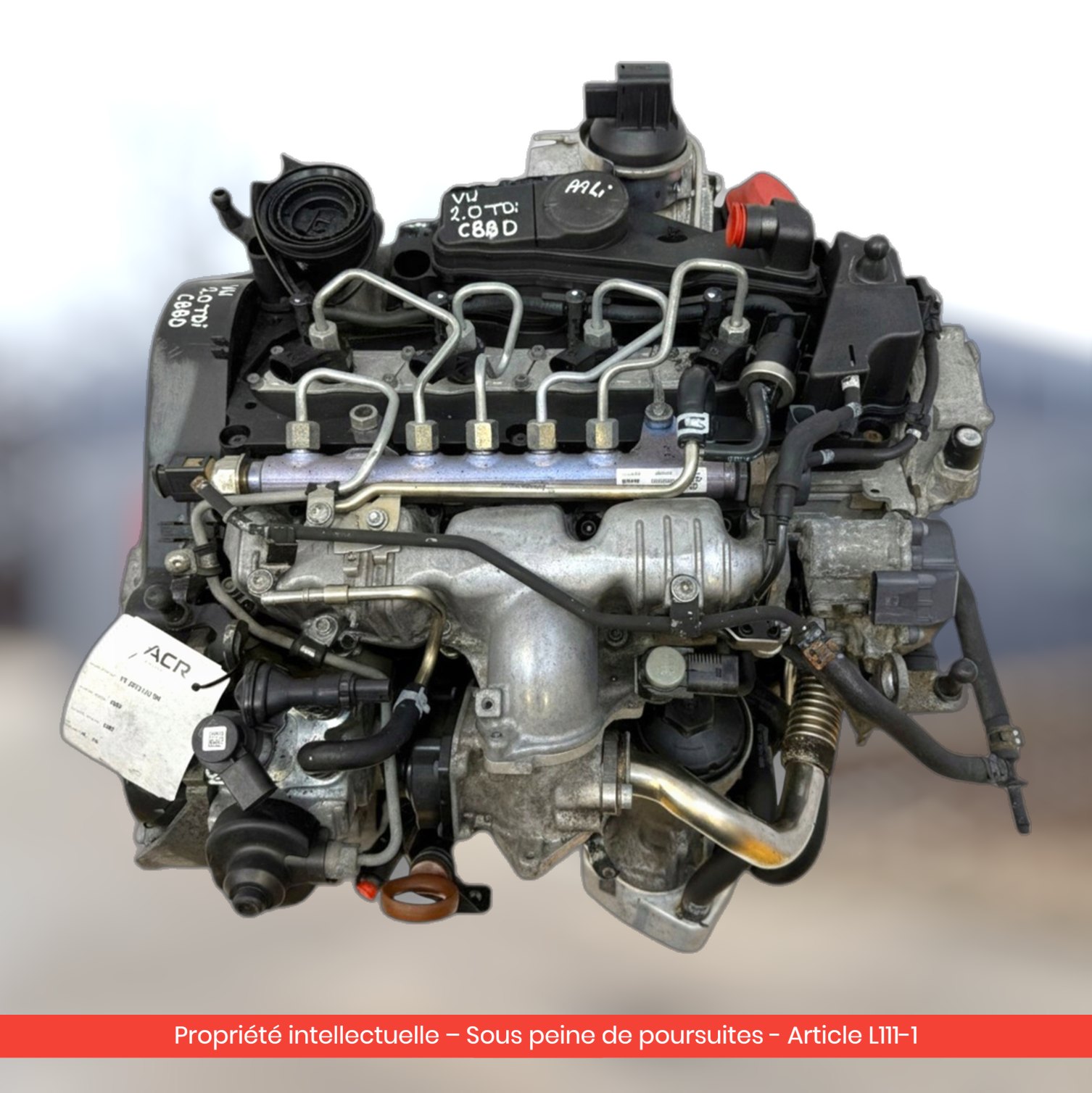 Moteur Audi A3 II 8P TT 8J / Škoda Superb II / Volkswagen Golf VI CBB ABBB — occasion — vue 2