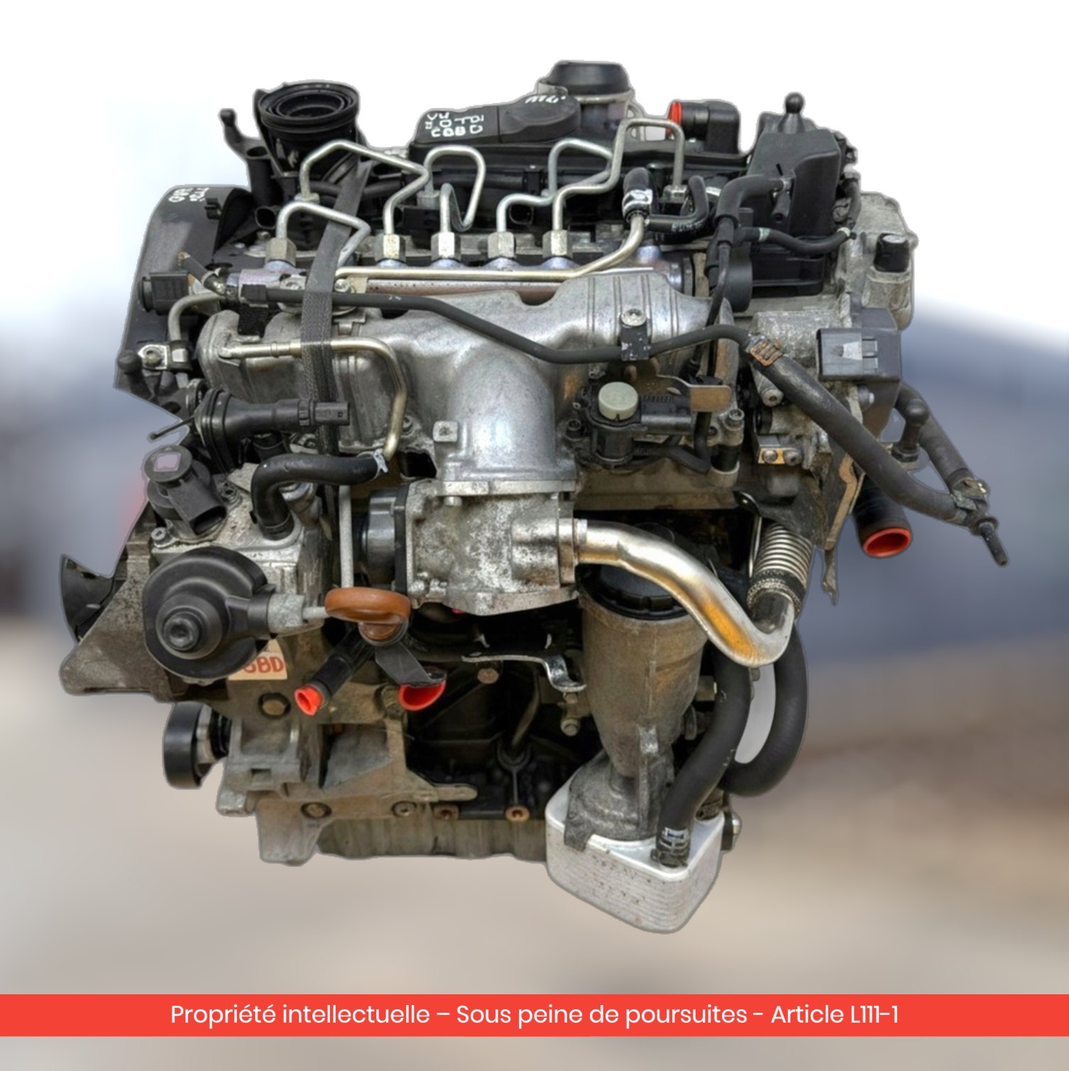 Moteur Audi A3 II 8P TT 8J / Škoda Superb II / Volkswagen Golf VI CBB ABBB — occasion — vue 4