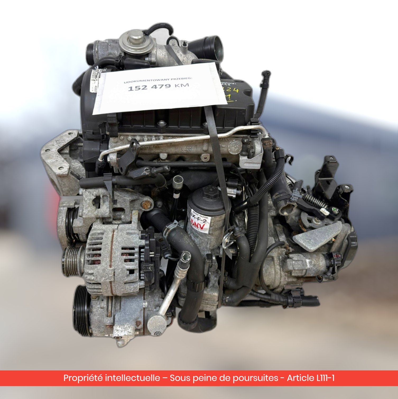 Moteur Volkswagen Polo IV / Škoda Fabia II / Seat Cordoba II BNV — occasion — vue 2