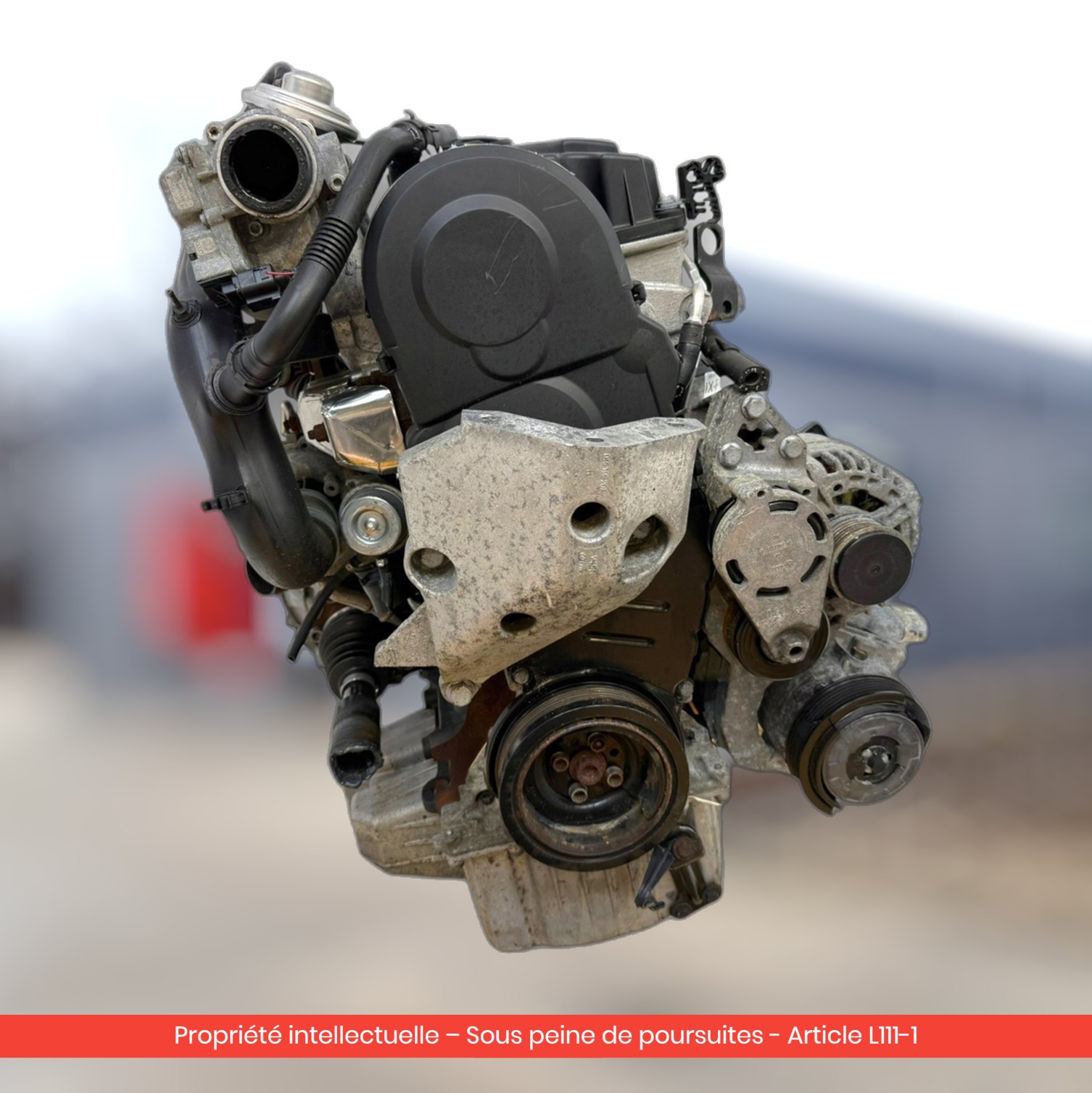 Moteur Volkswagen Polo IV / Škoda Fabia II / Seat Cordoba II BNV — occasion — vue 4