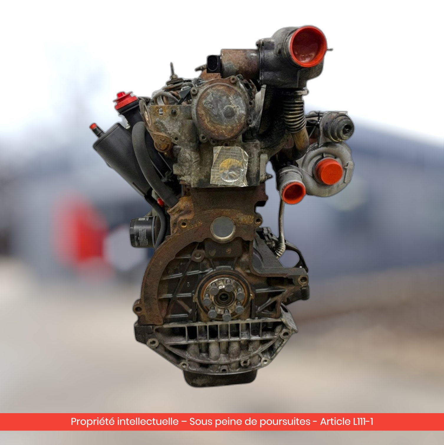 Moteur Renault Trafic / Nissan Primastar / Opel Vivaro F9Q760 F9QU760 — occasion — vue 4