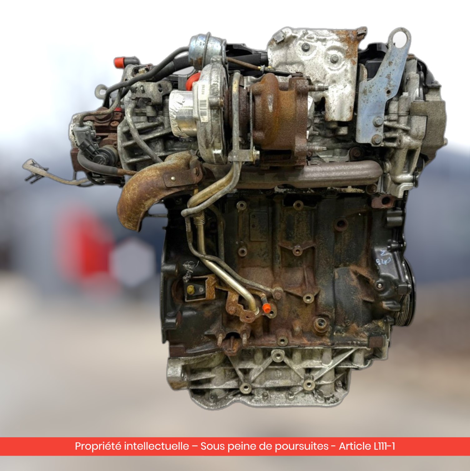 Moteur Renault Trafic / Opel Vivaro / Nissan Primastar M9R780 M9RE780 — occasion — vue 3