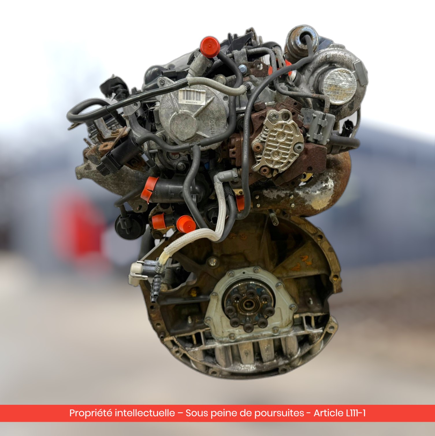 Moteur Renault Trafic / Opel Vivaro / Nissan Primastar M9R780 M9RE780 — occasion — vue 4